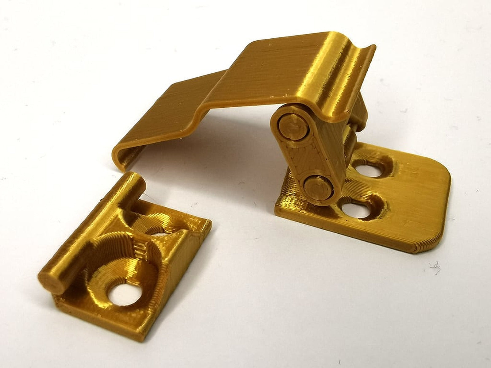 Toggle latch - no supports - print in place - M4 screw holes – 3D Baskı Modeli