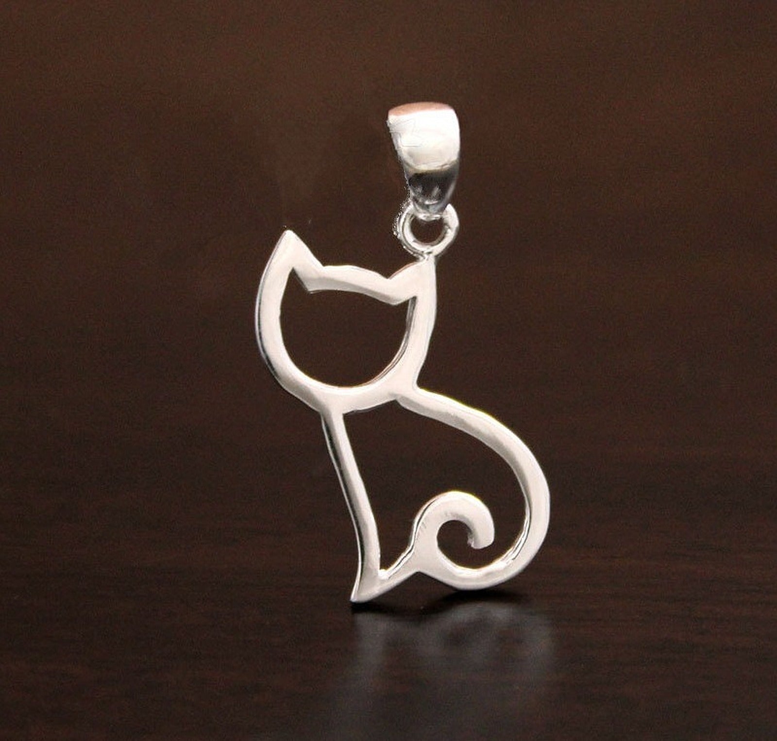 Cat Pendant 30mm – 3D Baskı Modeli