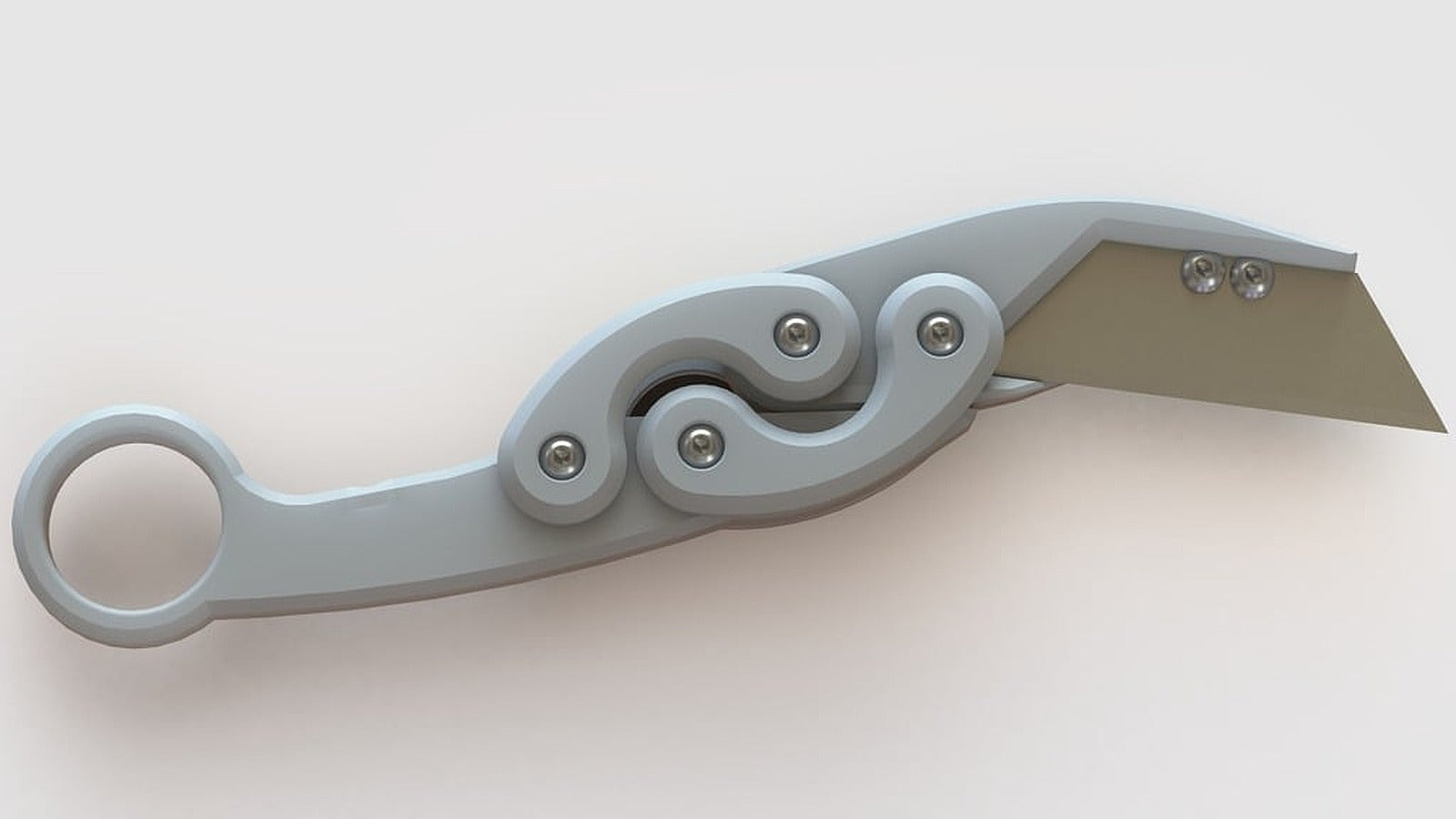 Retracc: The Retractable Karambit Knife [Now With Magnets!!] – 3D Baskı Modeli