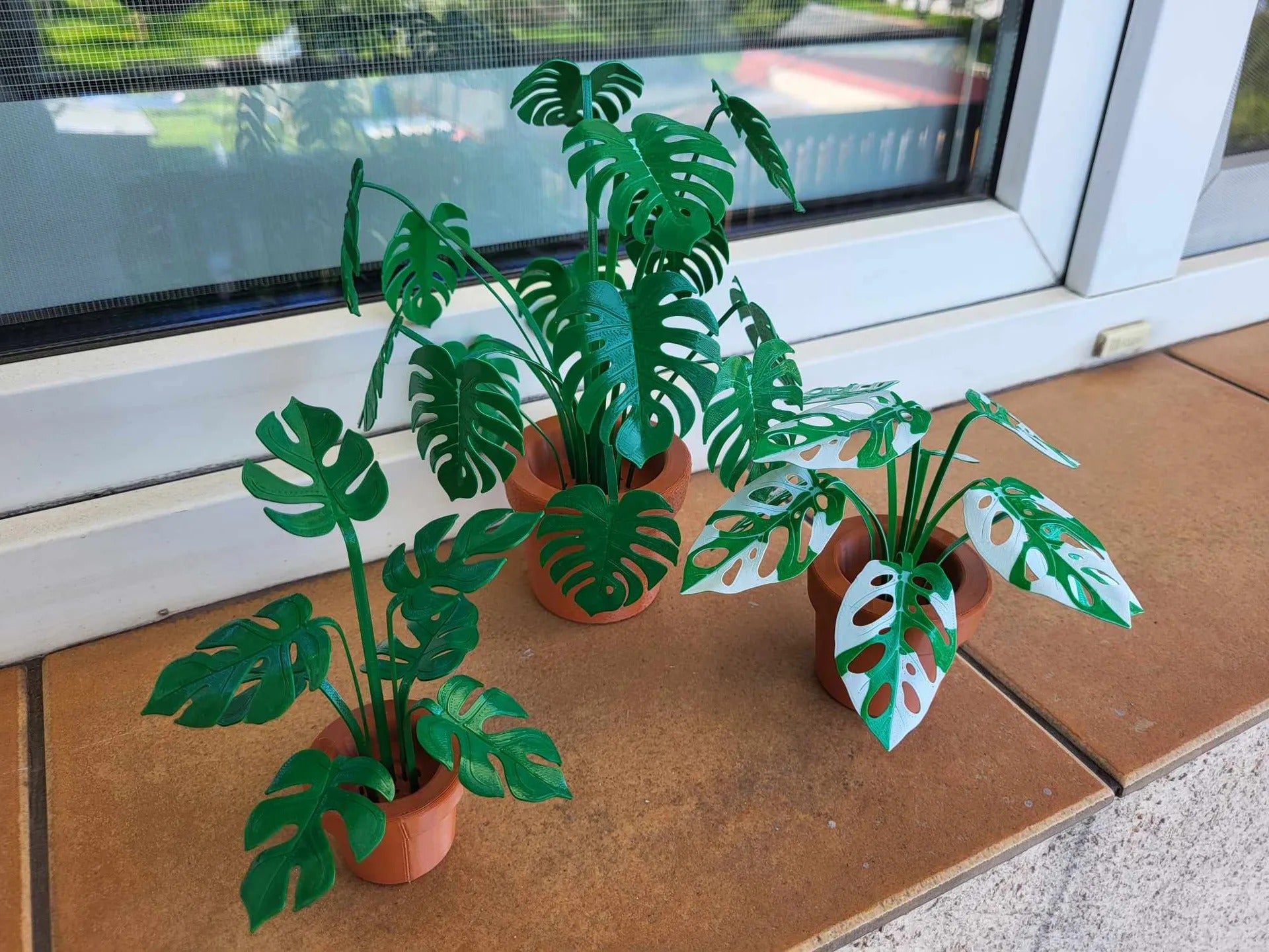 Print-a-plant - printable Monstera plant – 3D Baskı Modeli