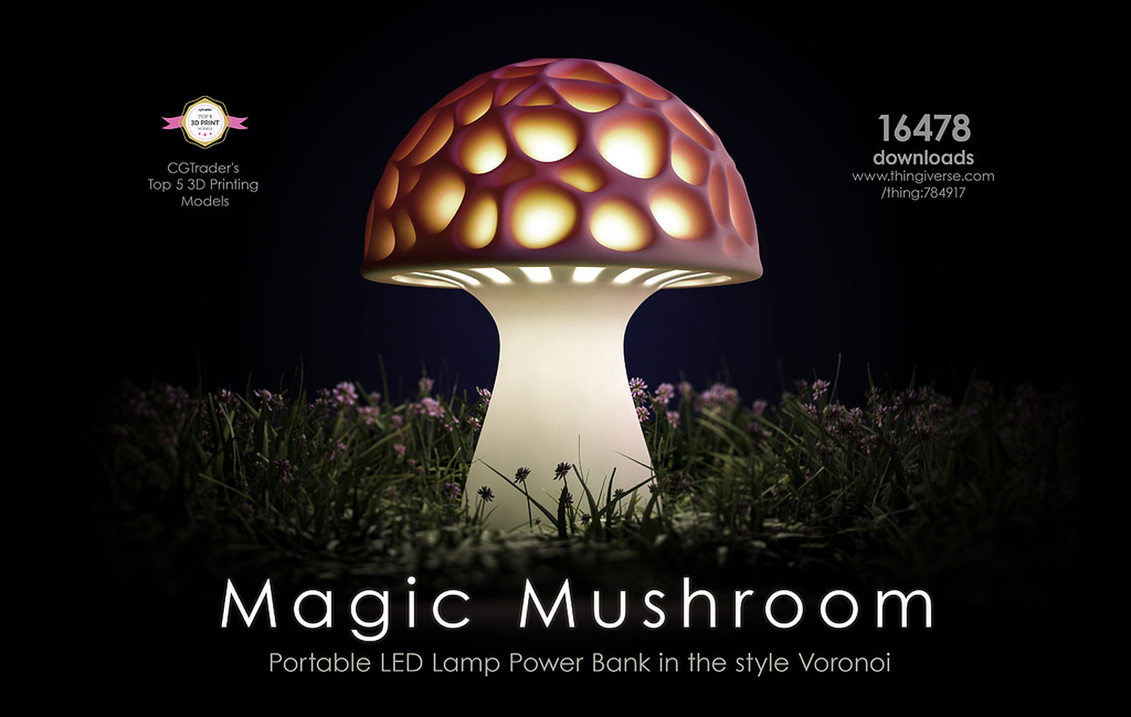 Generative design. Magic Mushroom. – 3D Baskı Modeli