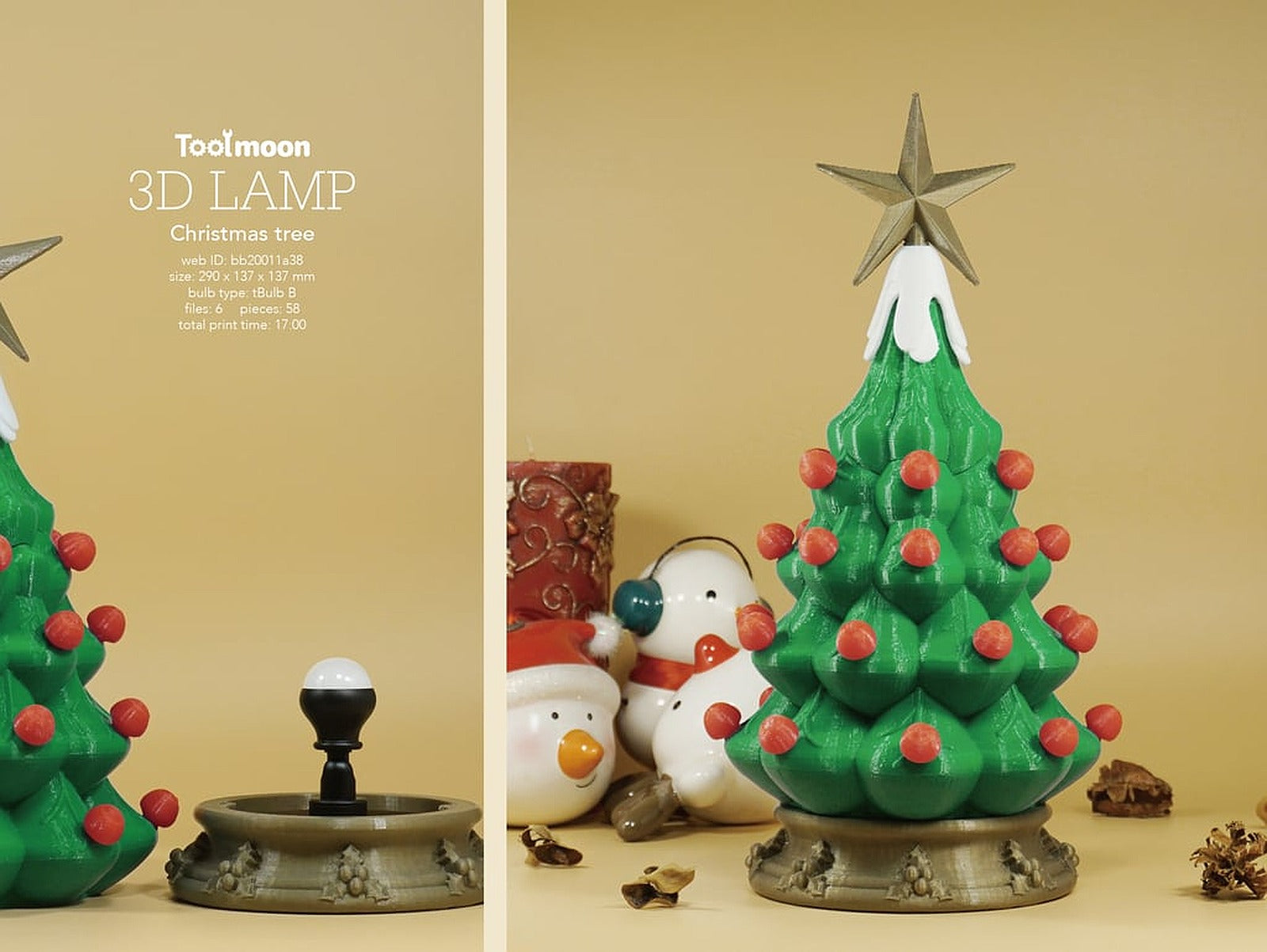 christmas tree lamp – 3D Baskı Modeli