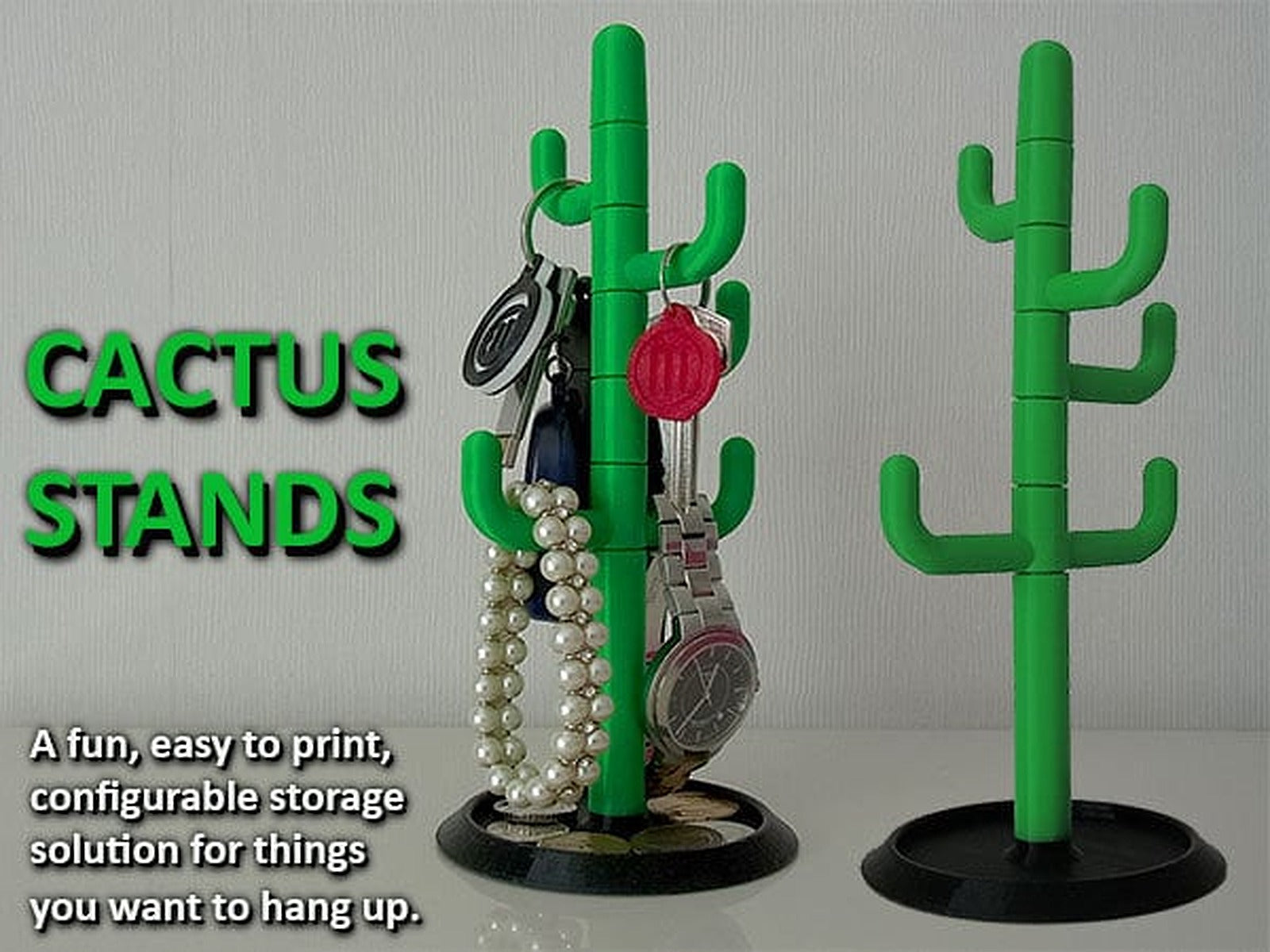 Cactus stand – 3D Baskı Modeli