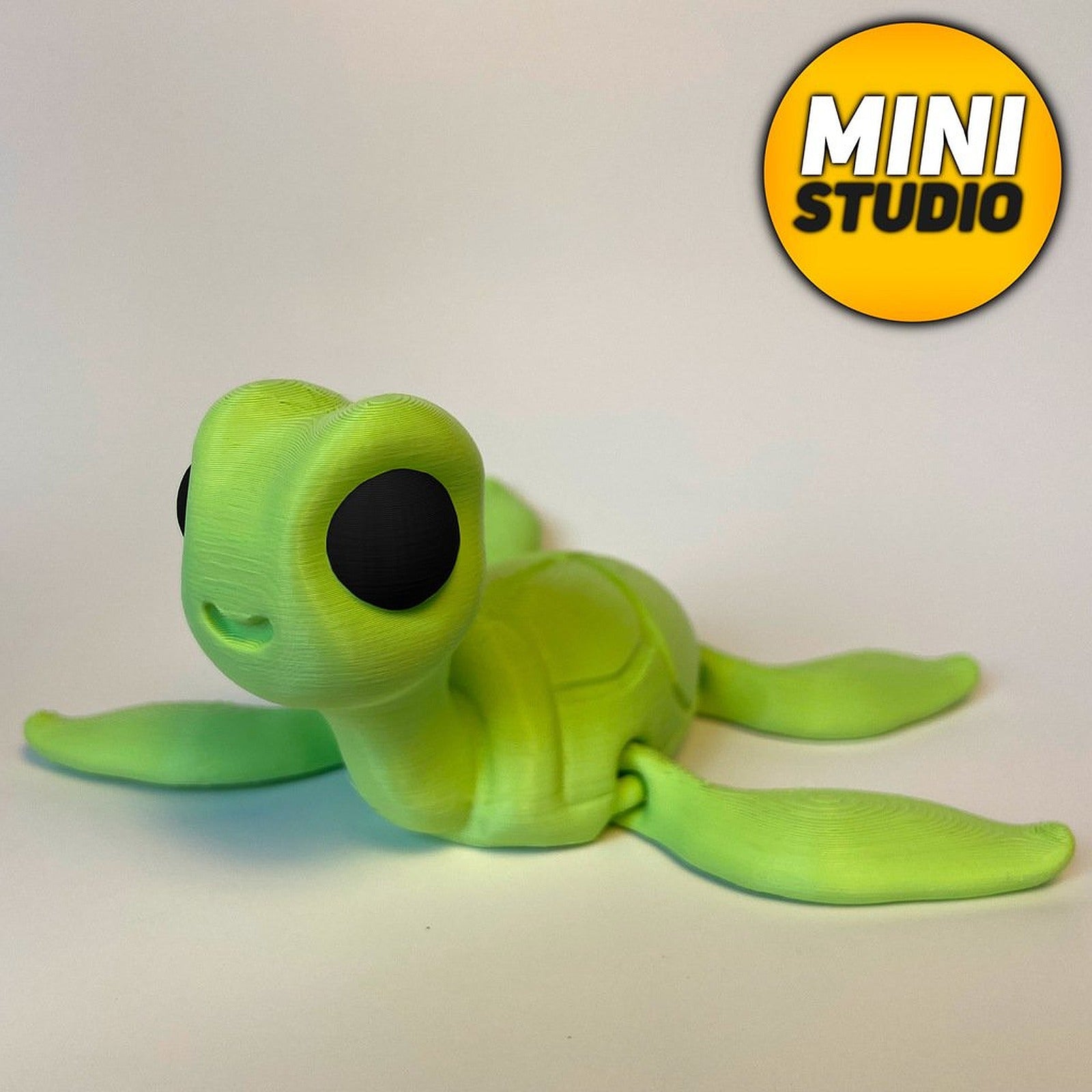Articulated Flexi Cute Turtle – 3D Baskı Modeli