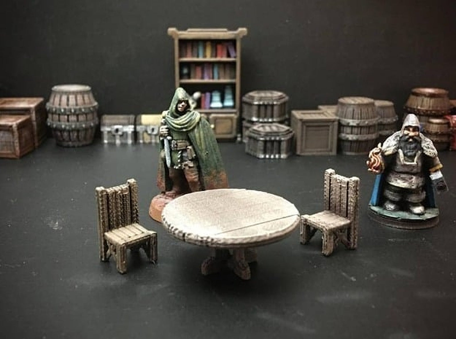 Delving Decor: Tavern Table (28mm/Heroic scale) – 3D Baskı Modeli