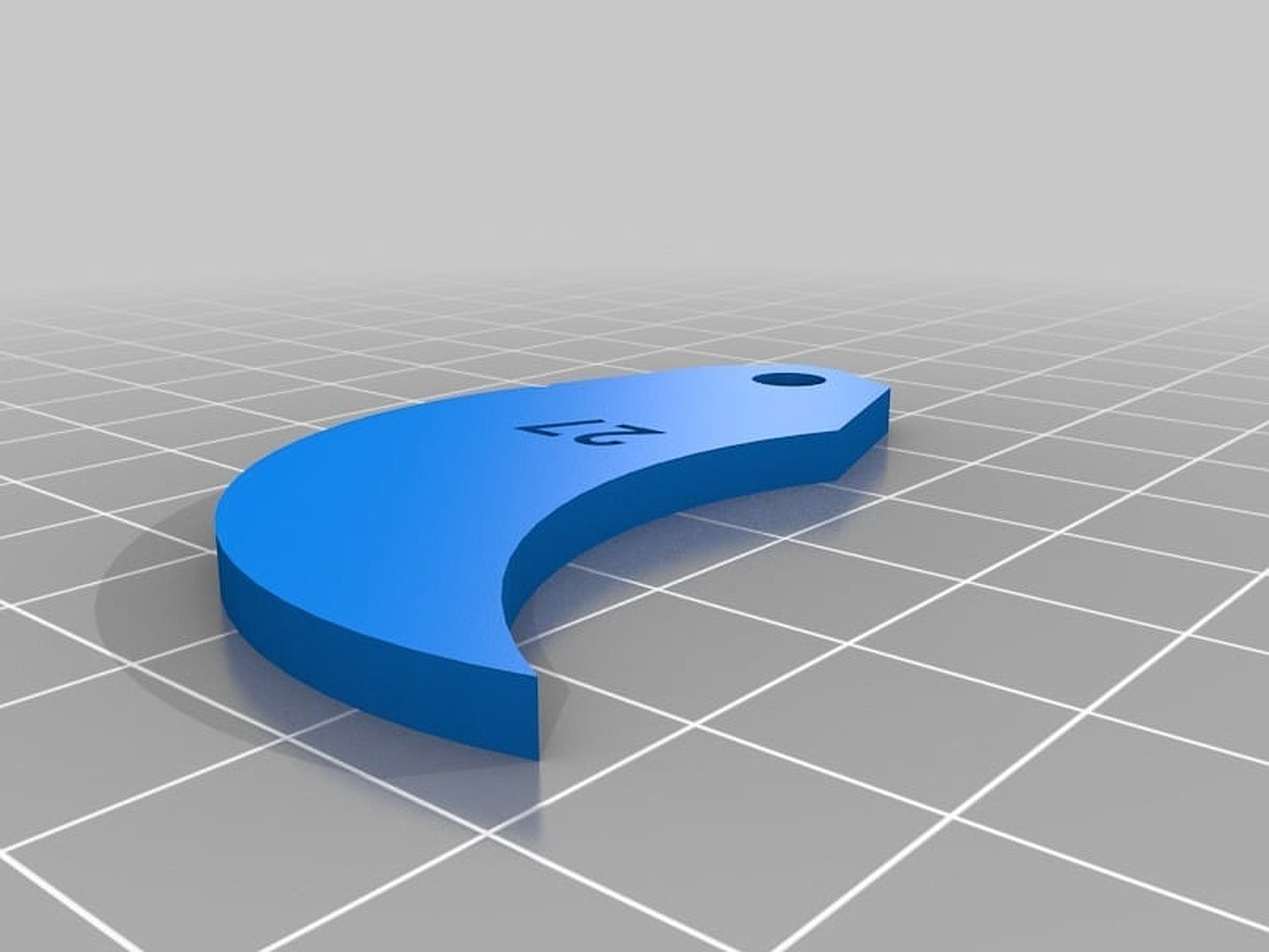 Radius Gauge – 3D Baskı Modeli