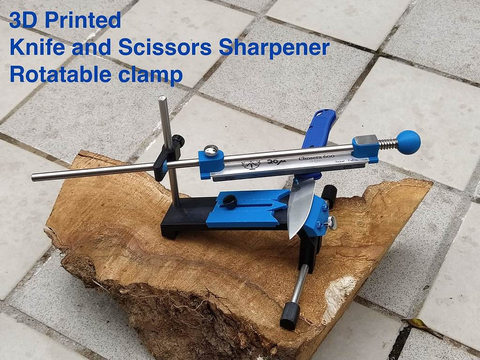 Knife, Scissors, Chisel & Razor Sharpener - Leading Edge System – 3D Baskı Modeli