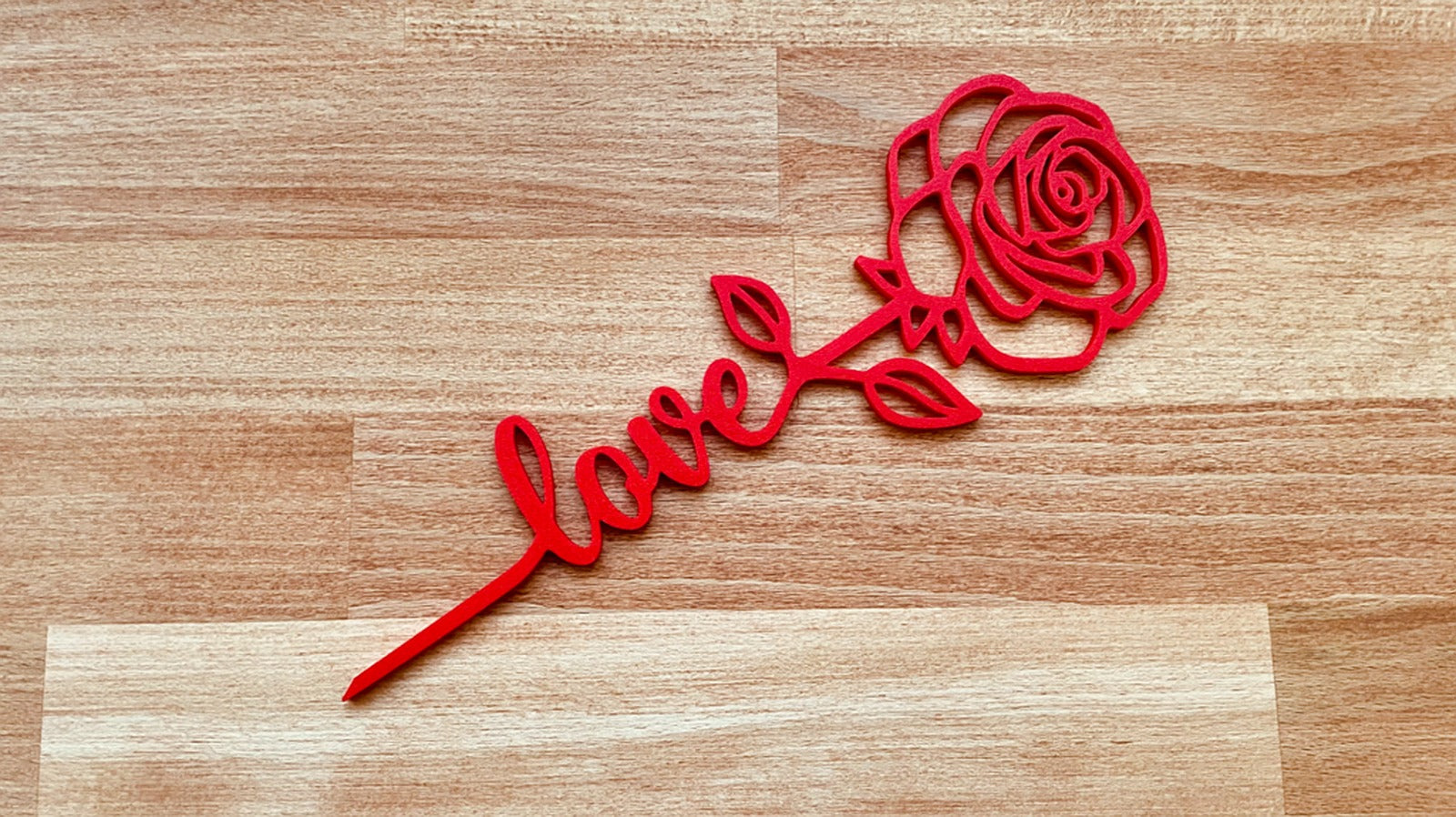 Valentine Rose of Love – 3D Baskı Modeli