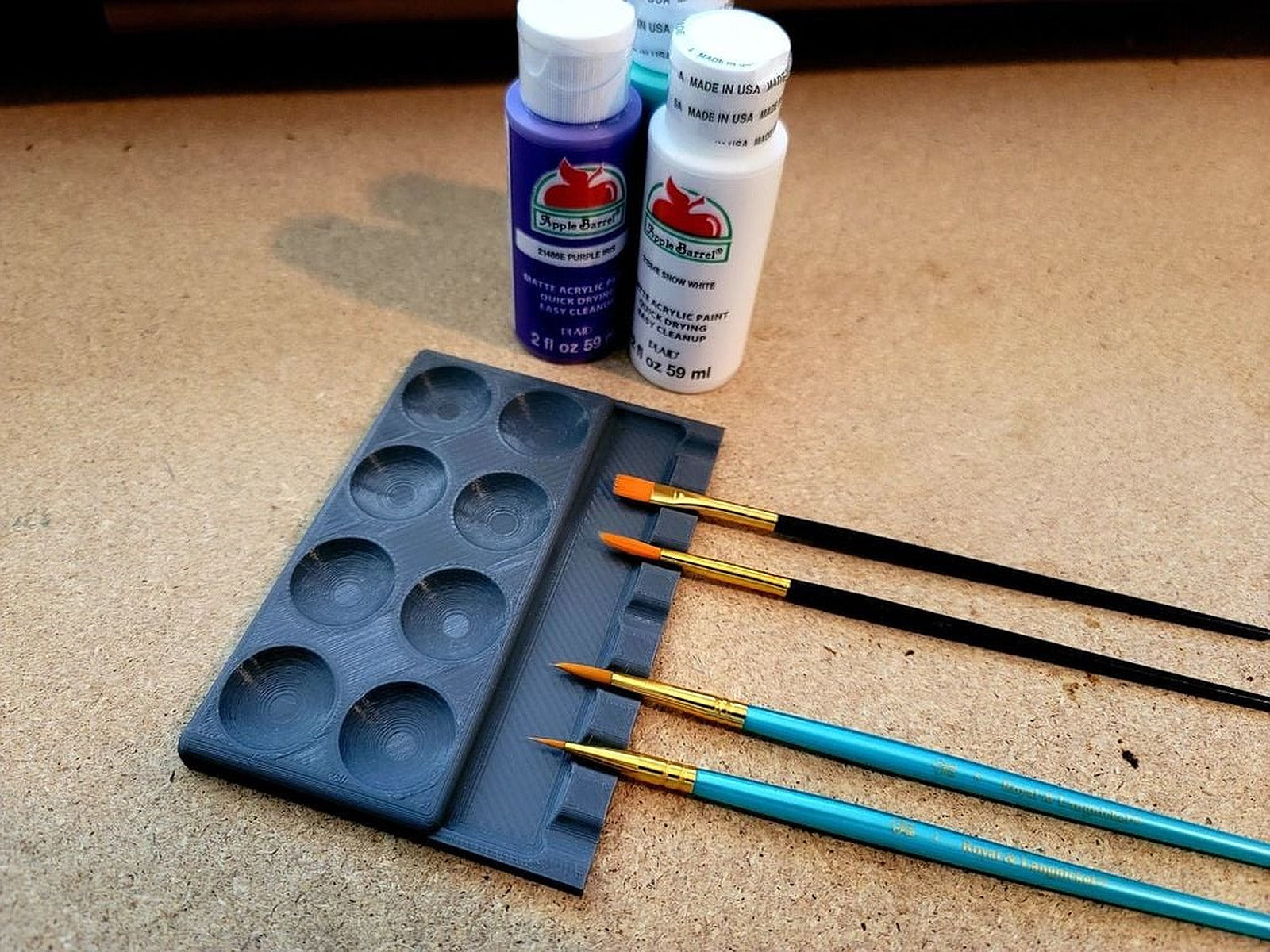 Paint Palette – 3D Baskı Modeli