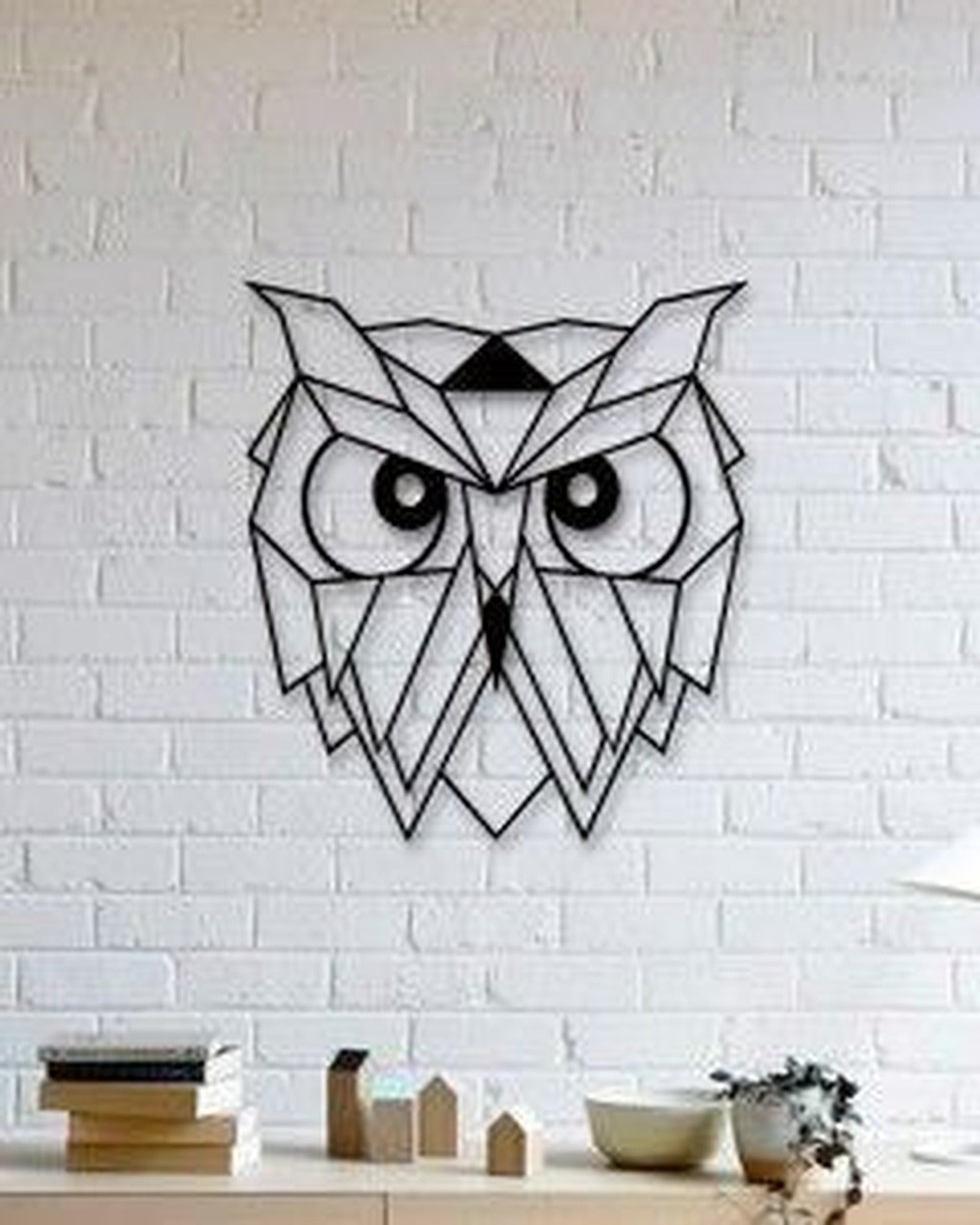 Owl Wall Sculpture 2D – 3D Baskı Modeli