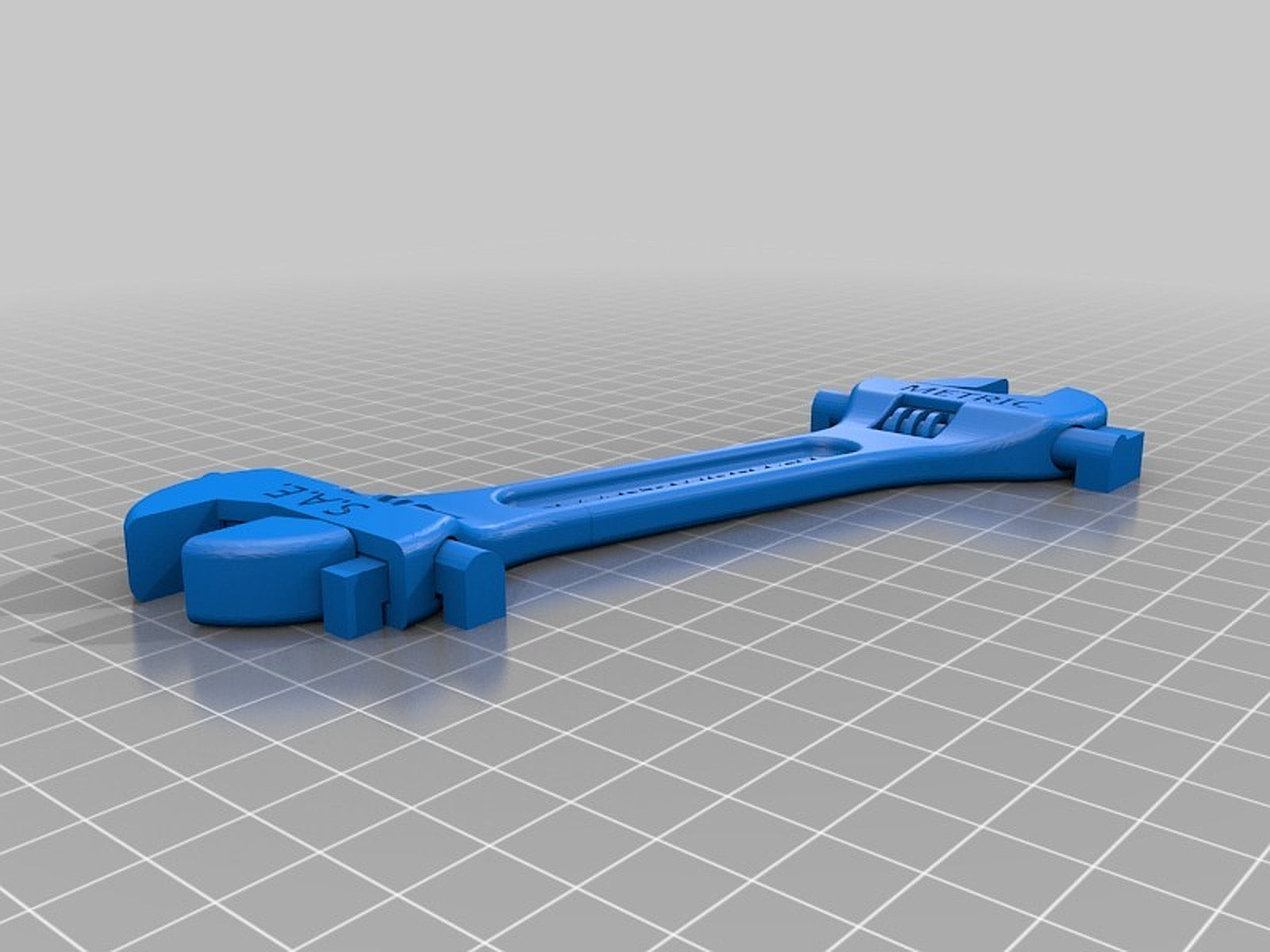 Fully assembled 3D printable SMART wrench – 3D Baskı Modeli