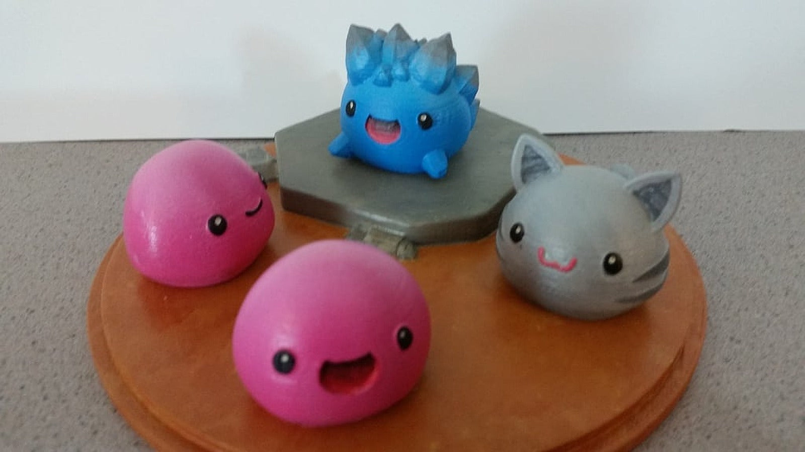 Slime Rancher - Pink Slime, Tabby Slime and Rock Slime – 3D Baskı Modeli