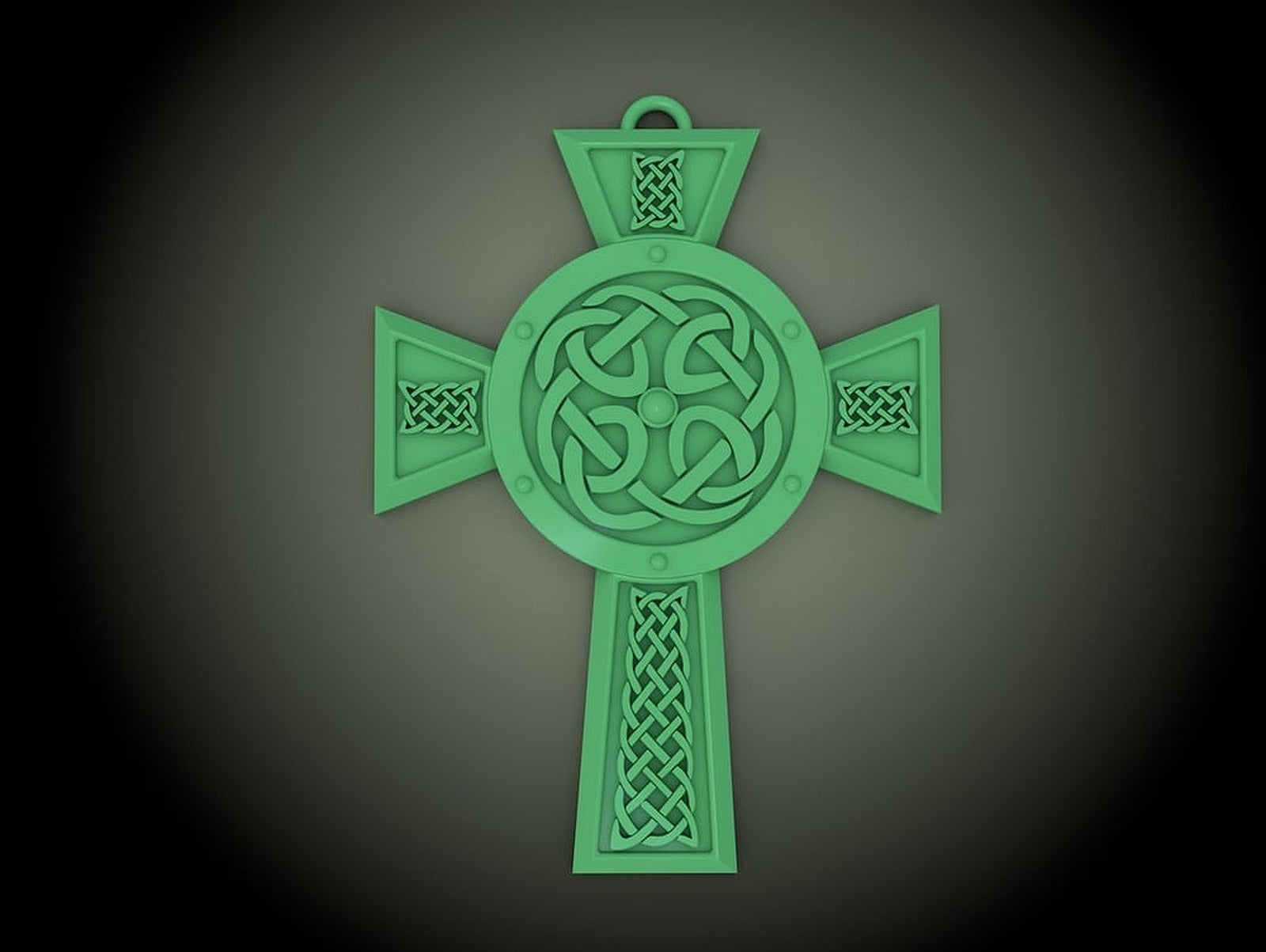 Celtic Cross Necklace/Tree Ornament/Jewelry Piece – 3D Baskı Modeli