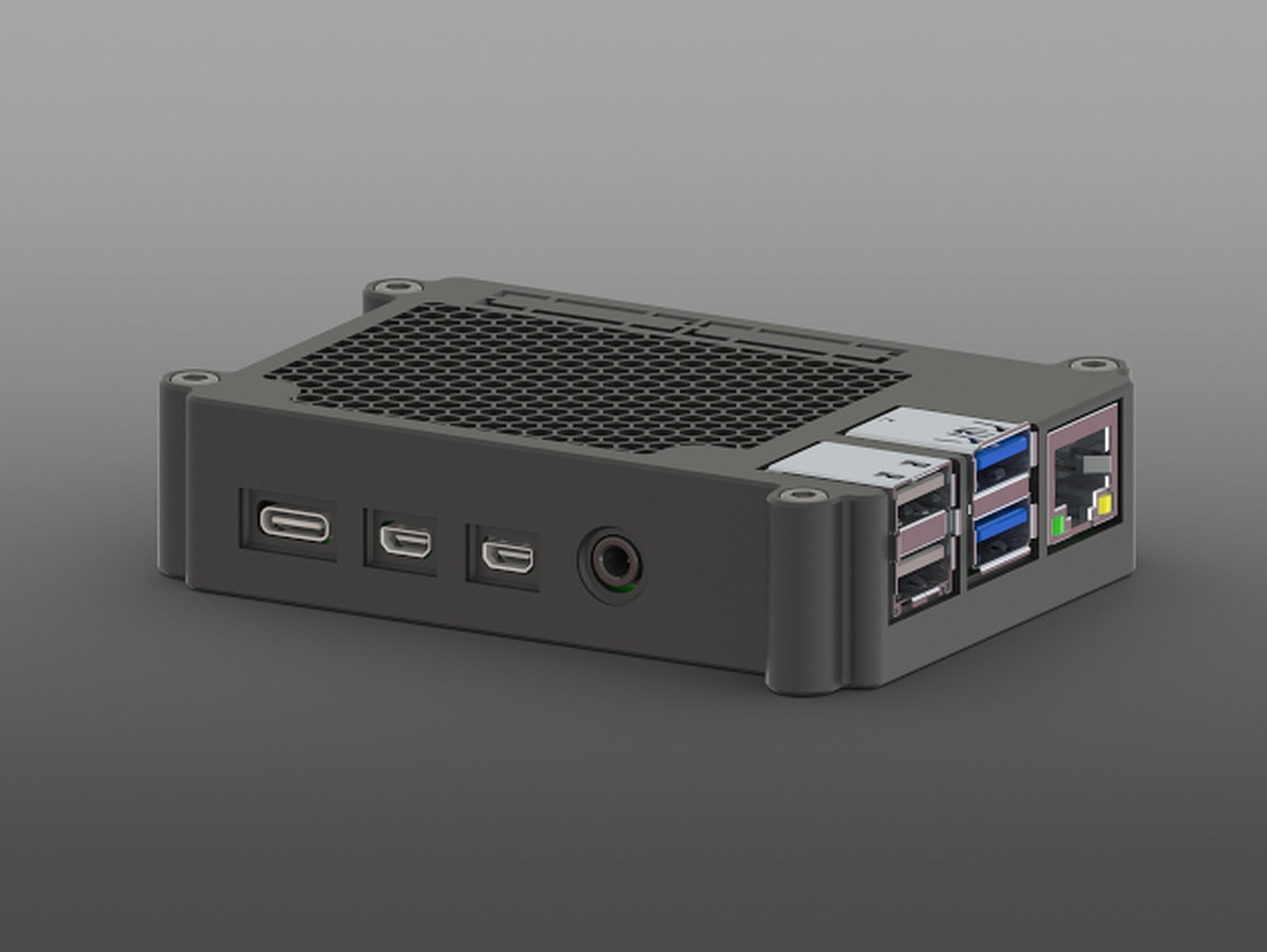 Raspberry Pi 4B kılıf – 3D Baskı Modeli