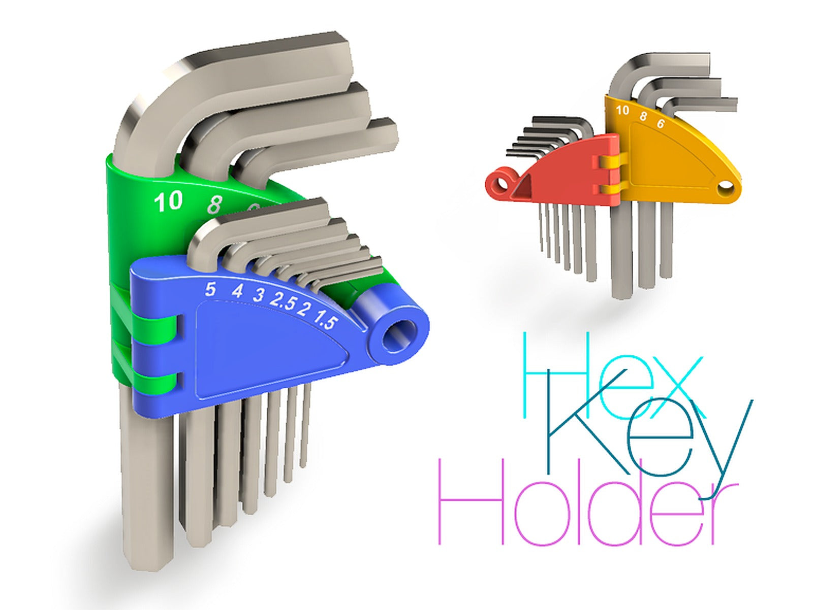 HexHolder - Butterfly – 3D Baskı Modeli