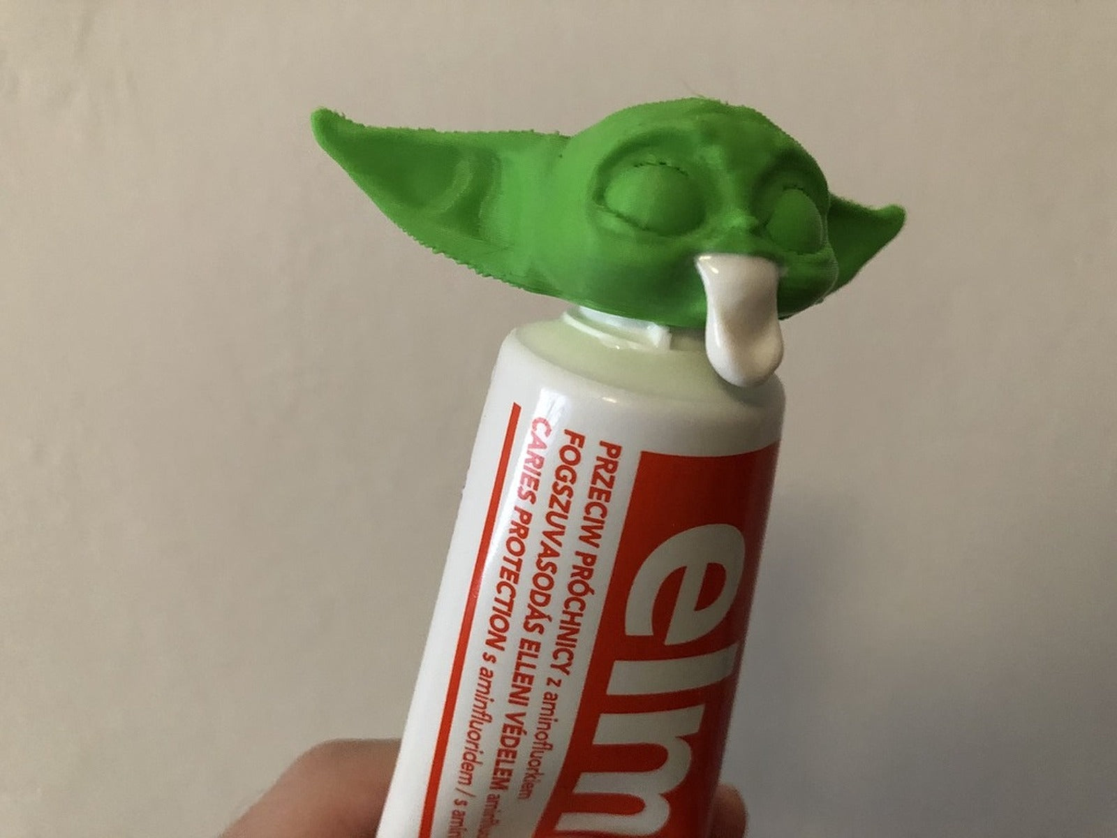 Baby Yoda Elmex Toothpaste Vomit – 3D Baskı Modeli