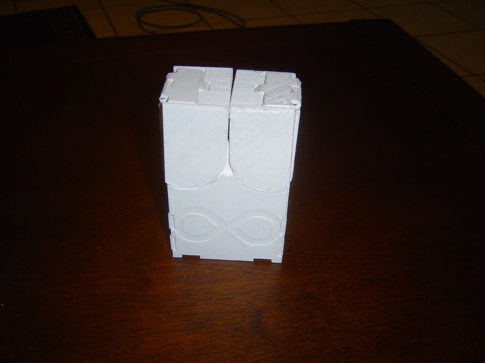 CCG deck kutu/düzenleyici with geared pivoting lid – 3D Baskı Modeli