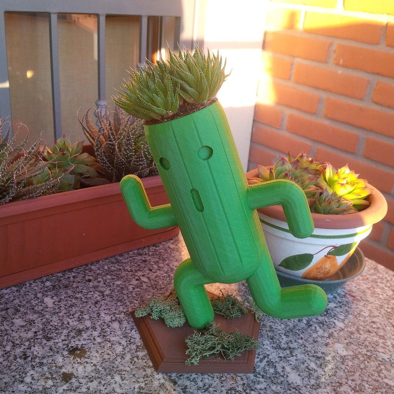 Yet another Cactuar saksı – 3D Baskı Modeli