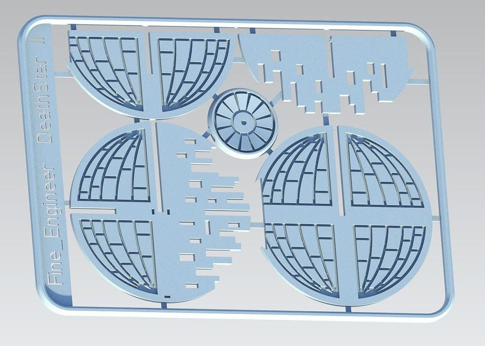 Death Star 2 Kit card – 3D Baskı Modeli