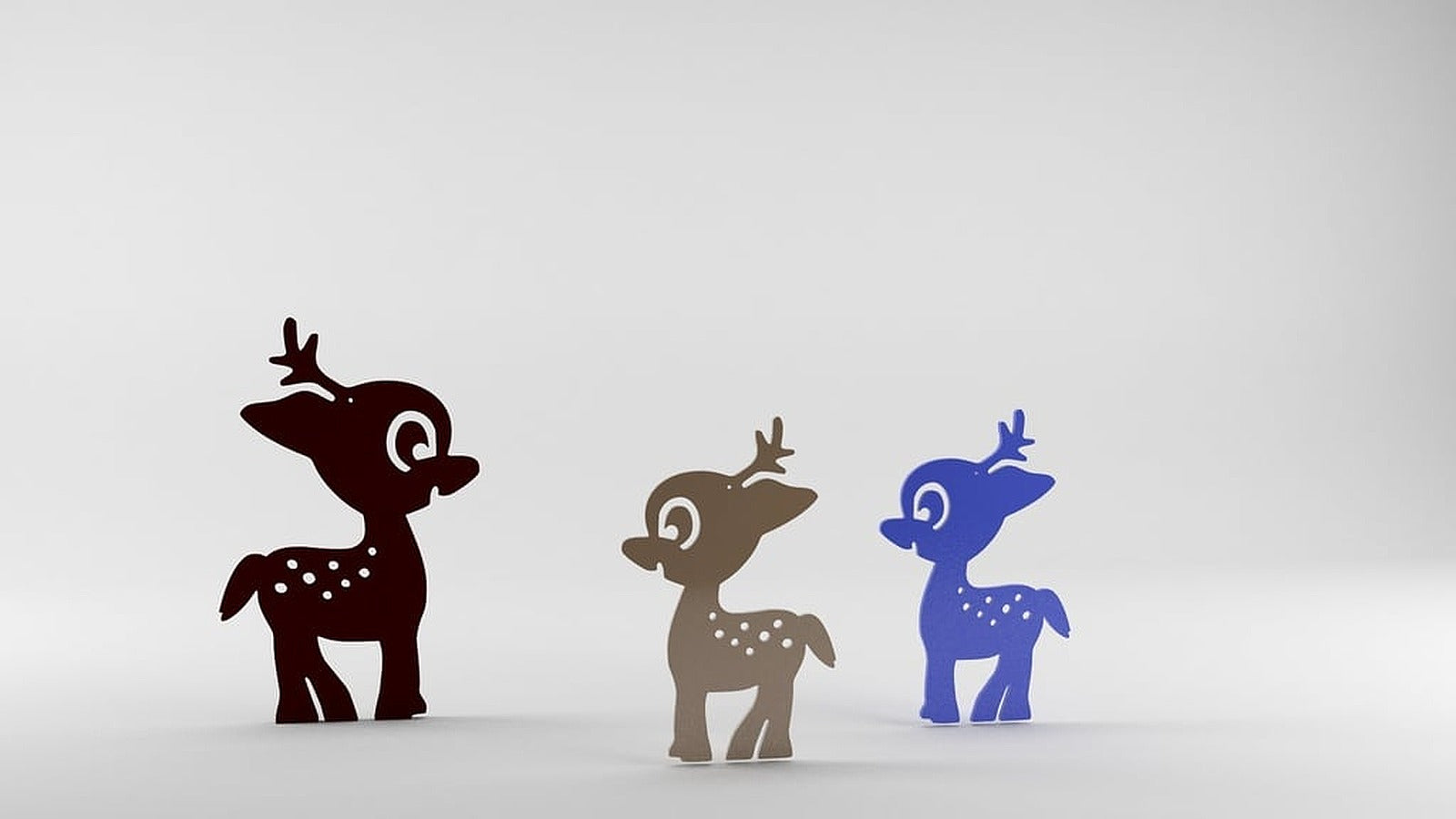 Christmas Tree Ornament - Cute Little Deer – 3D Baskı Modeli