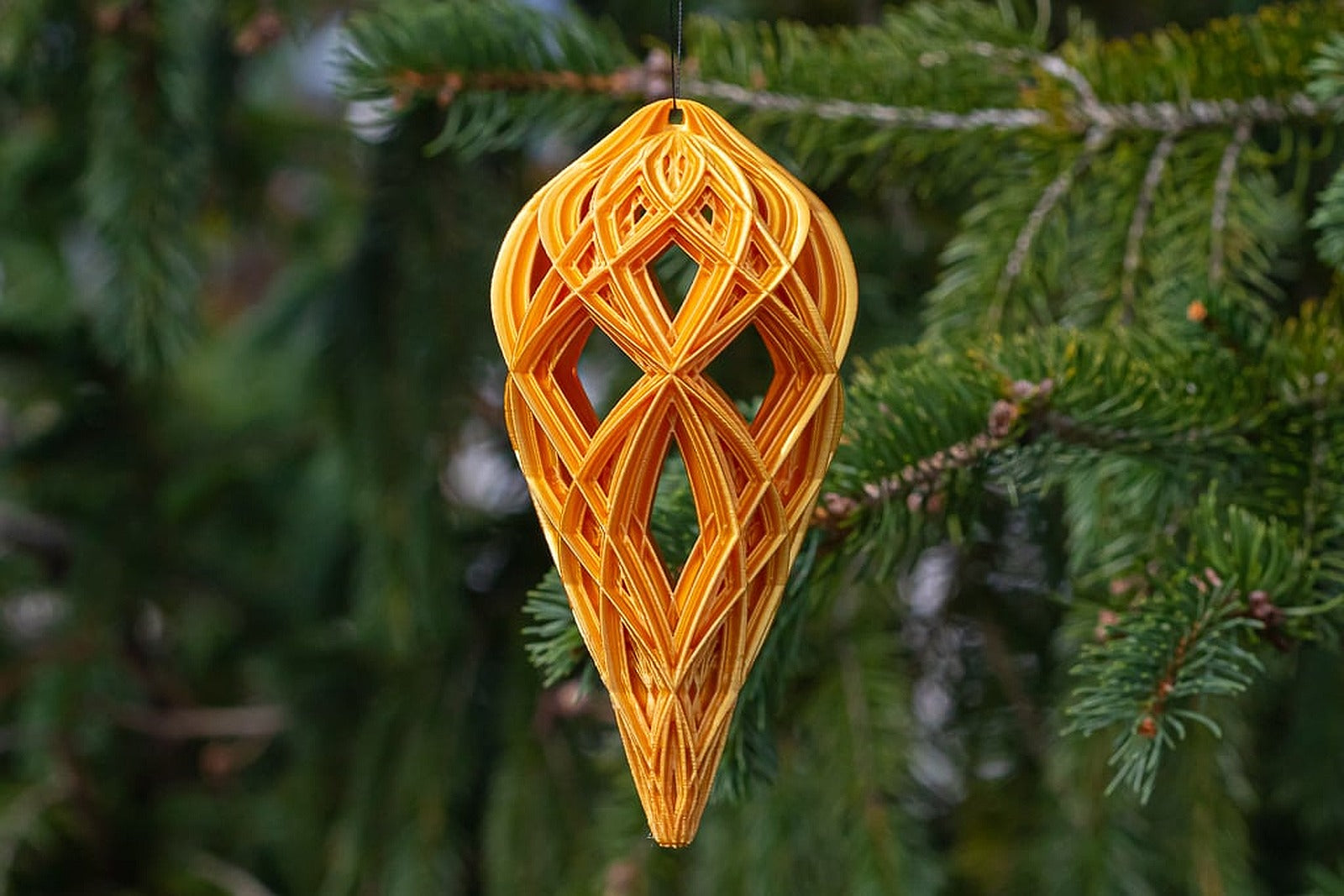 Christmas Teardrop Ornaments – 3D Baskı Modeli
