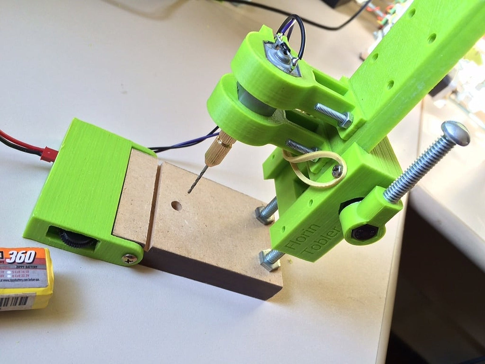 Mini Drill Press for PCB Drill [remixed] [+Speed Control] – 3D Baskı Modeli