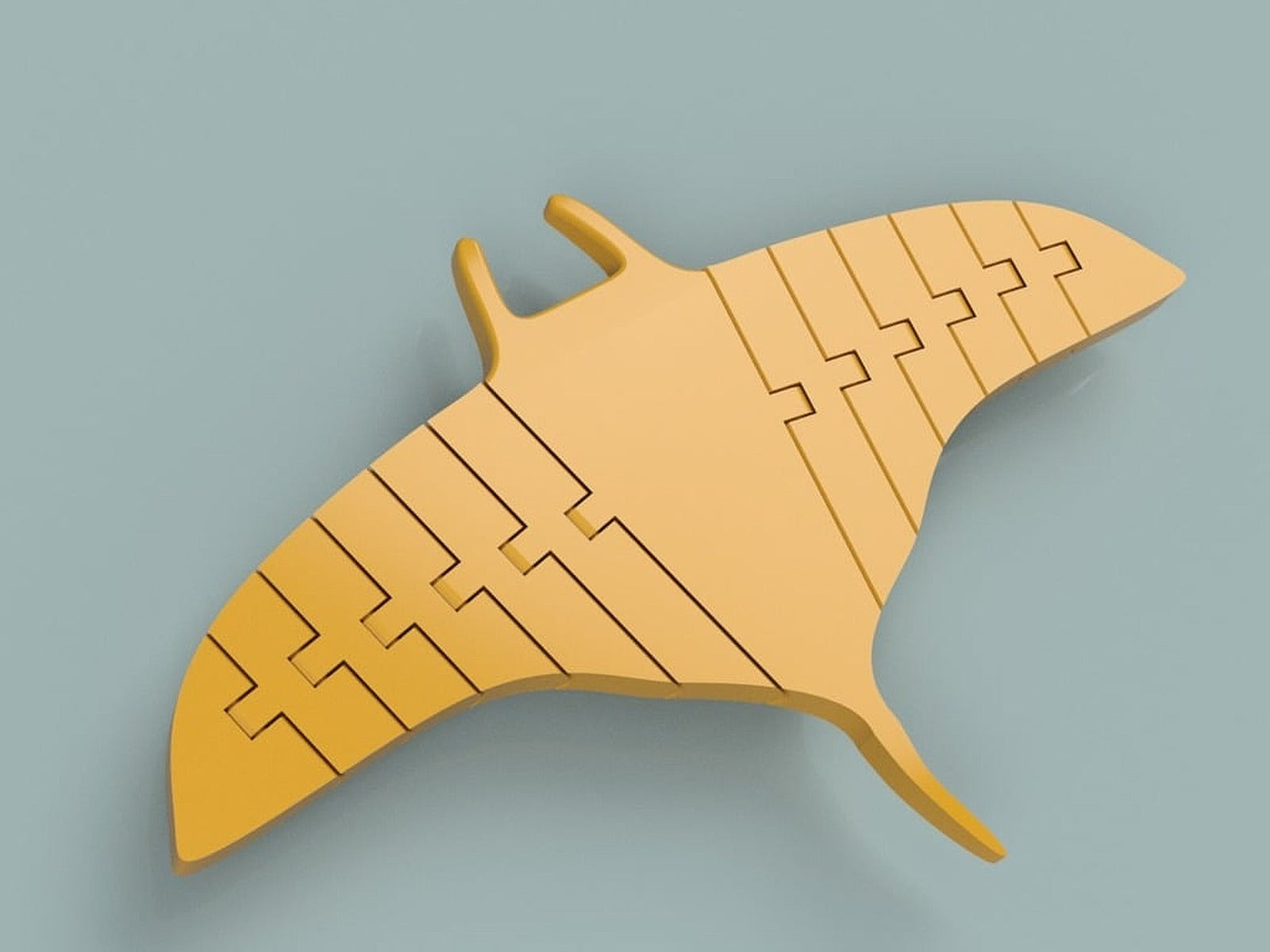 Flexi Articulated Manta Ray – 3D Baskı Modeli