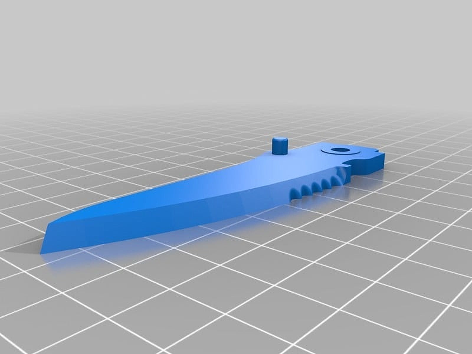 Liner Lock Pocket Knife – 3D Baskı Modeli