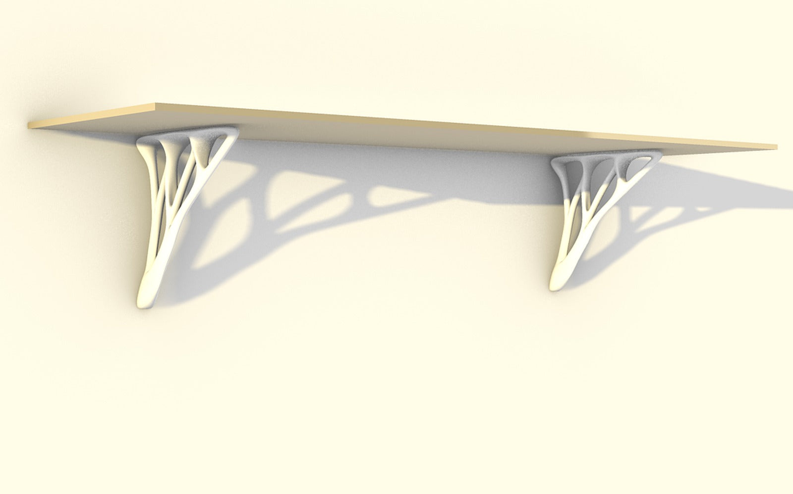 Organic Shelf Brackets – 3D Baskı Modeli