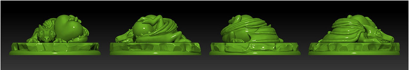 Pet monster Valentine – 3D Baskı Modeli