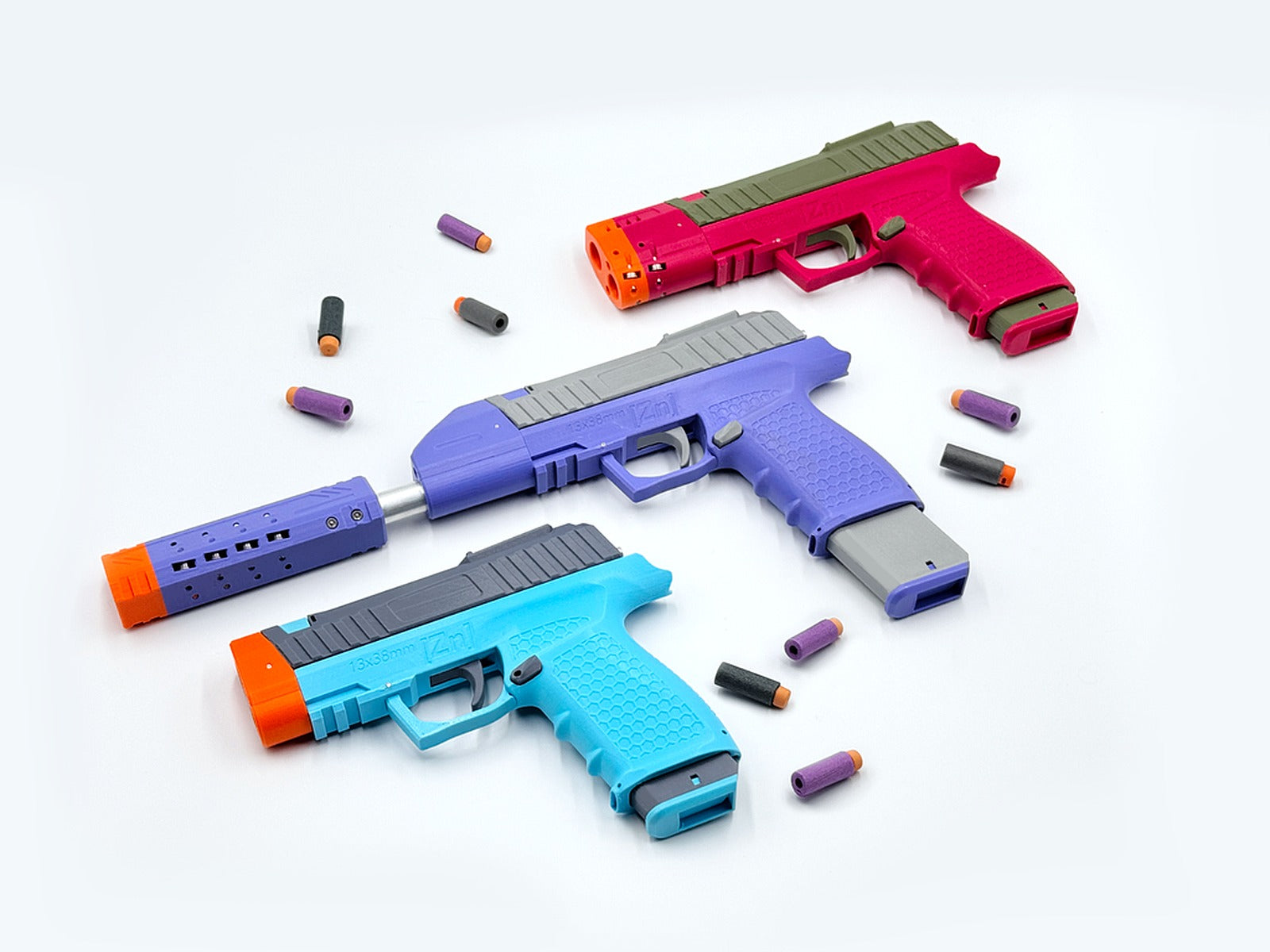 Znc Aus - Nerf High Powered Foam Dart Pistol – 3D Baskı Modeli