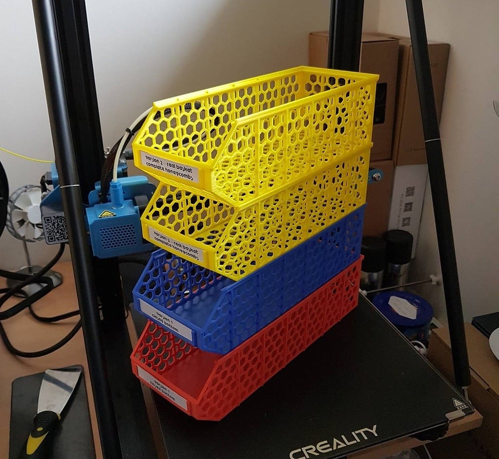 Stackable Baskets (v2, "real" baskets) – 3D Baskı Modeli