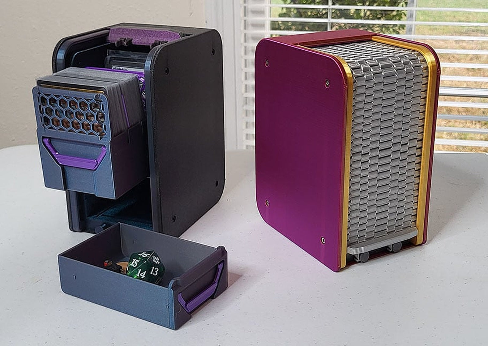 Collectible Card Game (MTG) Tambour kutu/düzenleyici – 3D Baskı Modeli