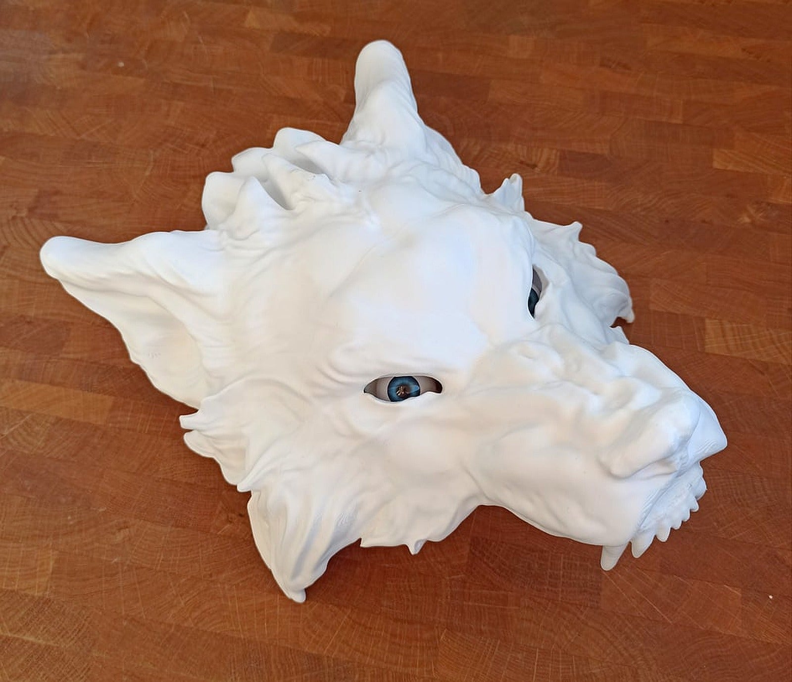 Wolf Mask ("adult") - no supports – 3D Baskı Modeli