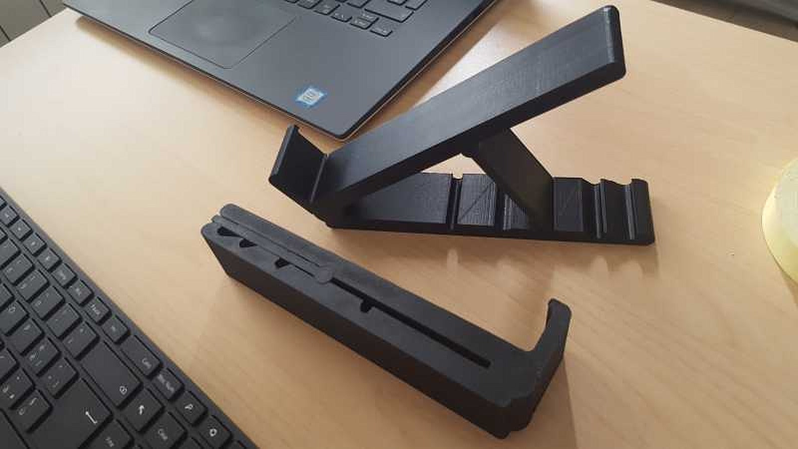 foldable notebook stand one piece print – 3D Baskı Modeli