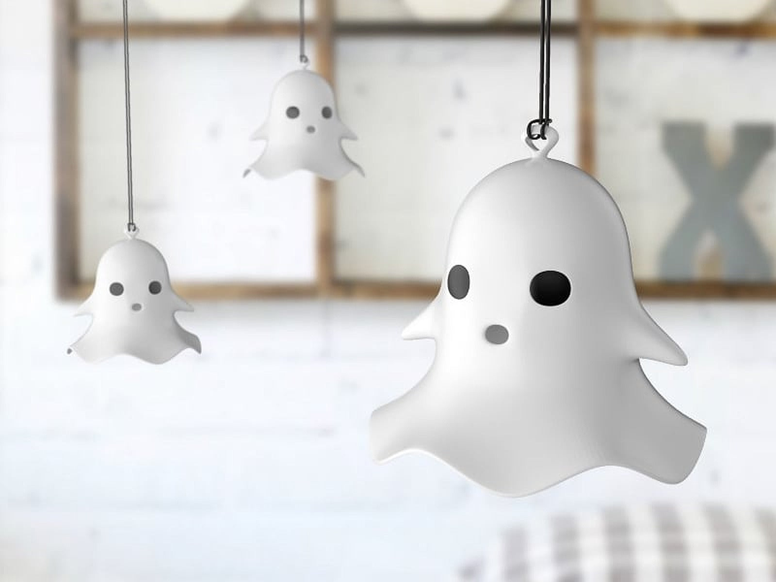 Halloween Ghost Decoration – 3D Baskı Modeli