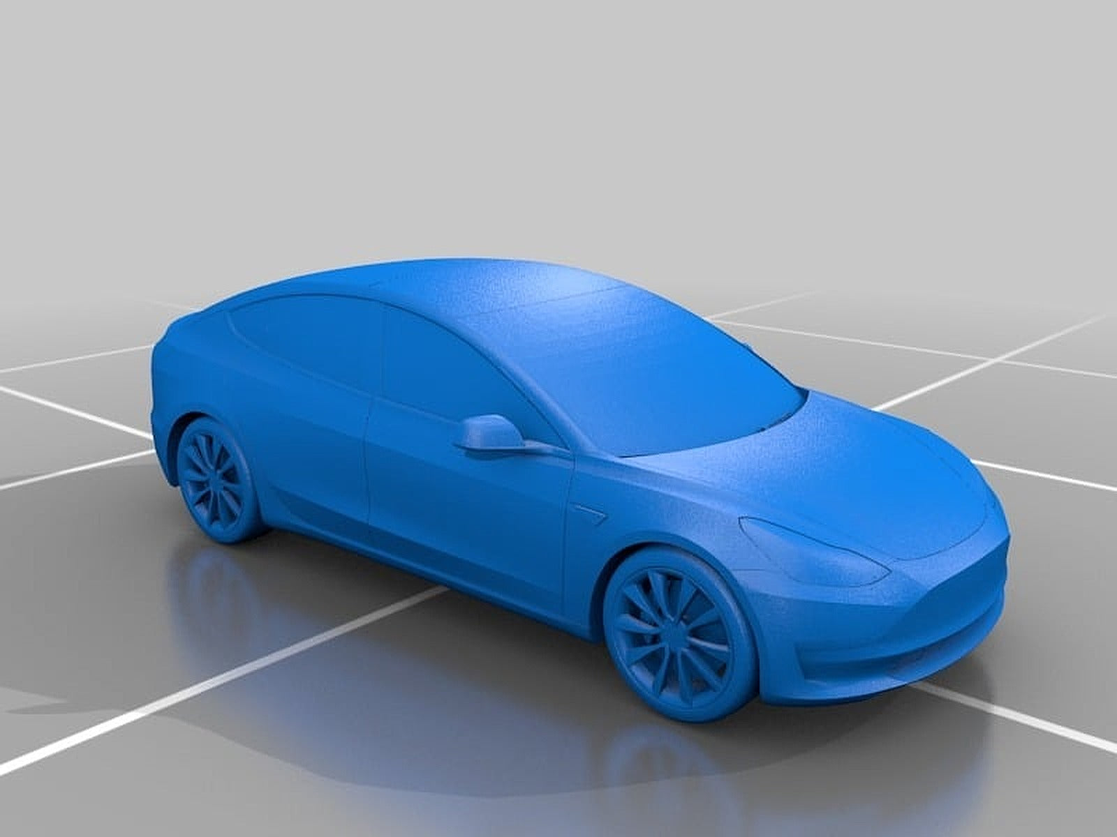 Tesla Model 3 – 3D Baskı Modeli