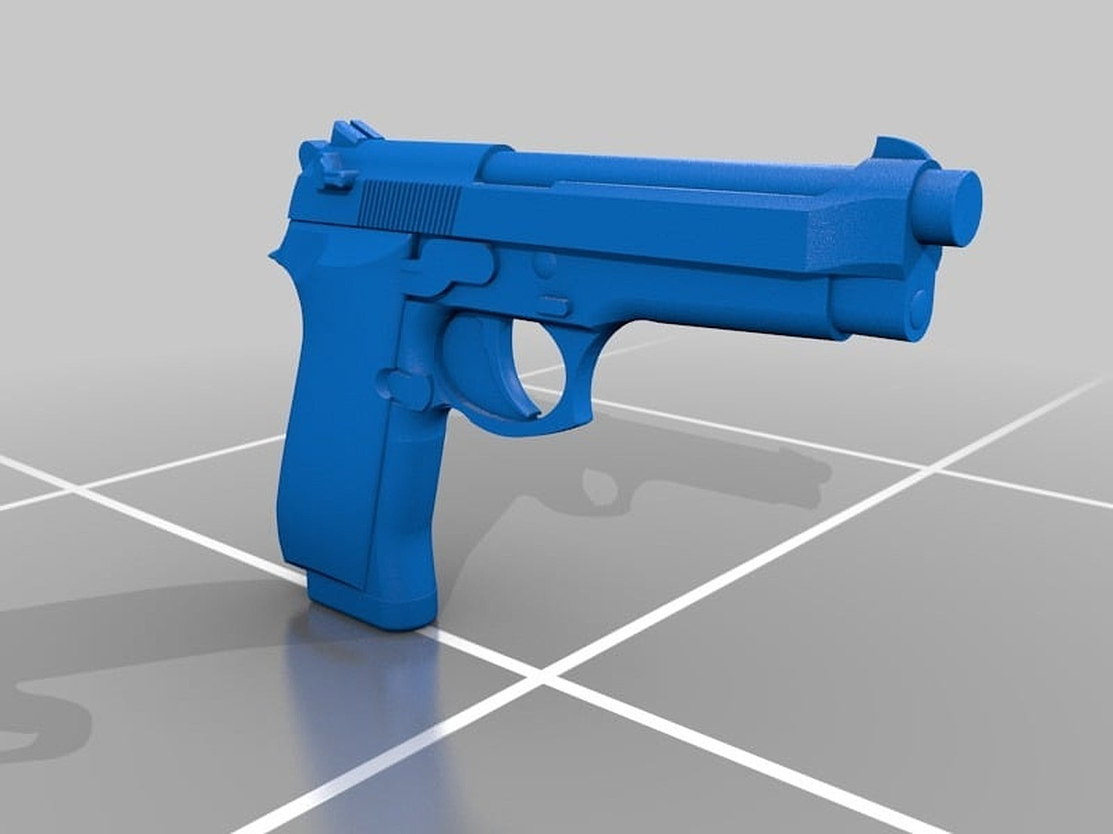 Beretta prop gun – 3D Baskı Modeli