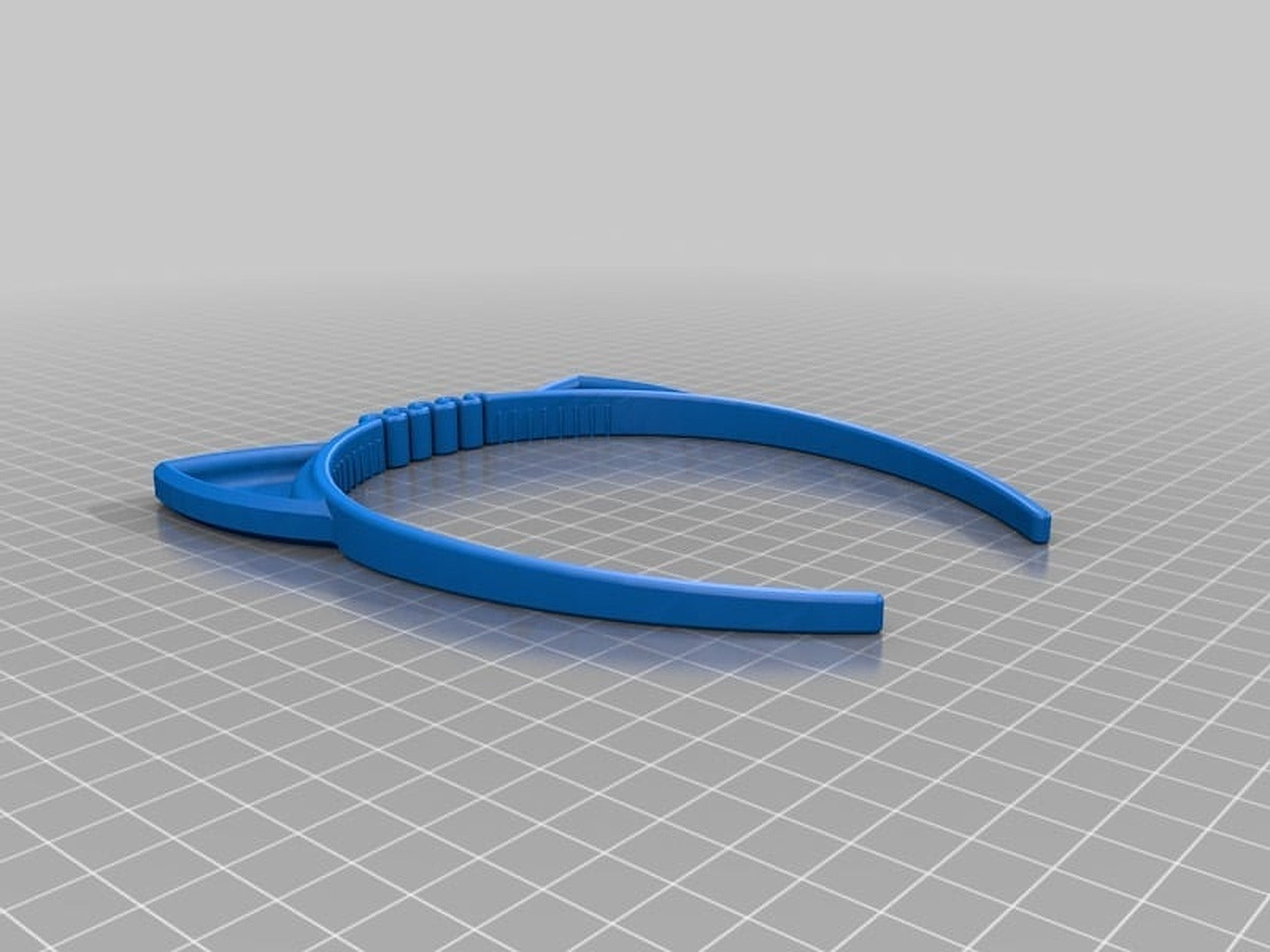 Wearable Cat Ears Hair Band - rigid and flexible options – 3D Baskı Modeli