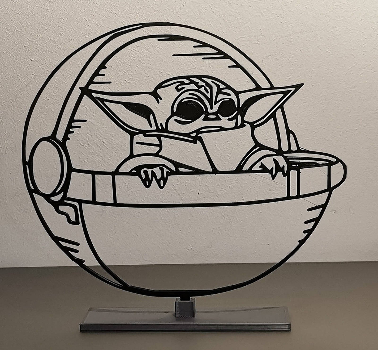 Yoda Baby Star Wars "2D to 3D art" By Ed-sept7. – 3D Baskı Modeli