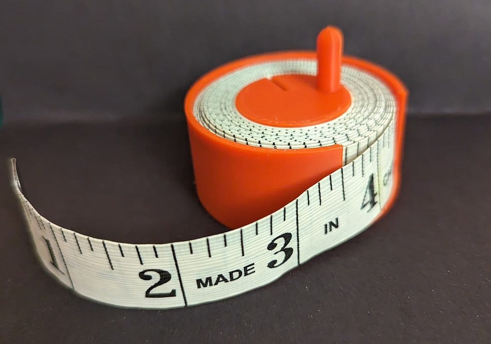 Tape Measure Spool - Customizable  and Print in Place – 3D Baskı Modeli