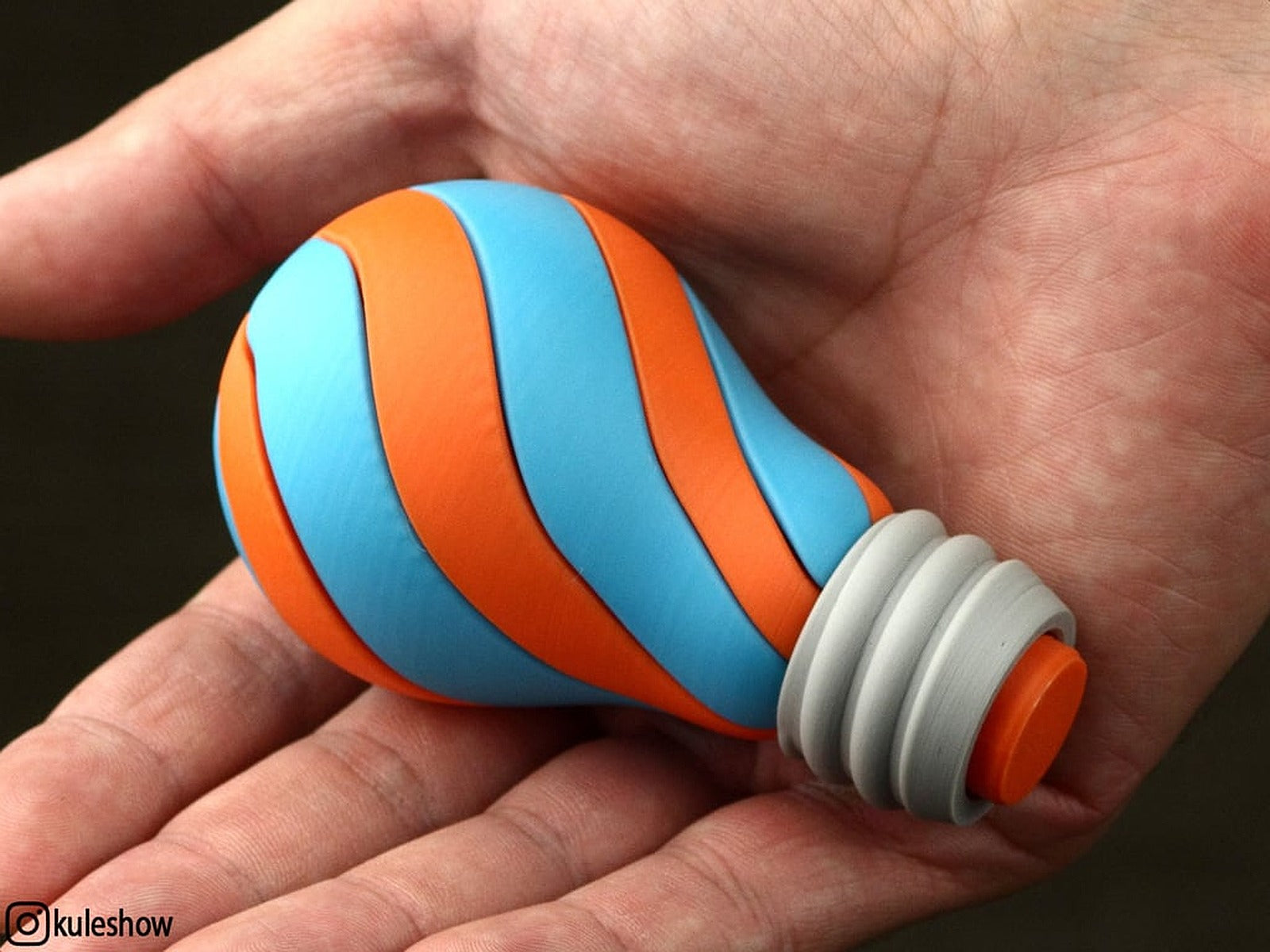 Spiral Light Bulb – 3D Baskı Modeli