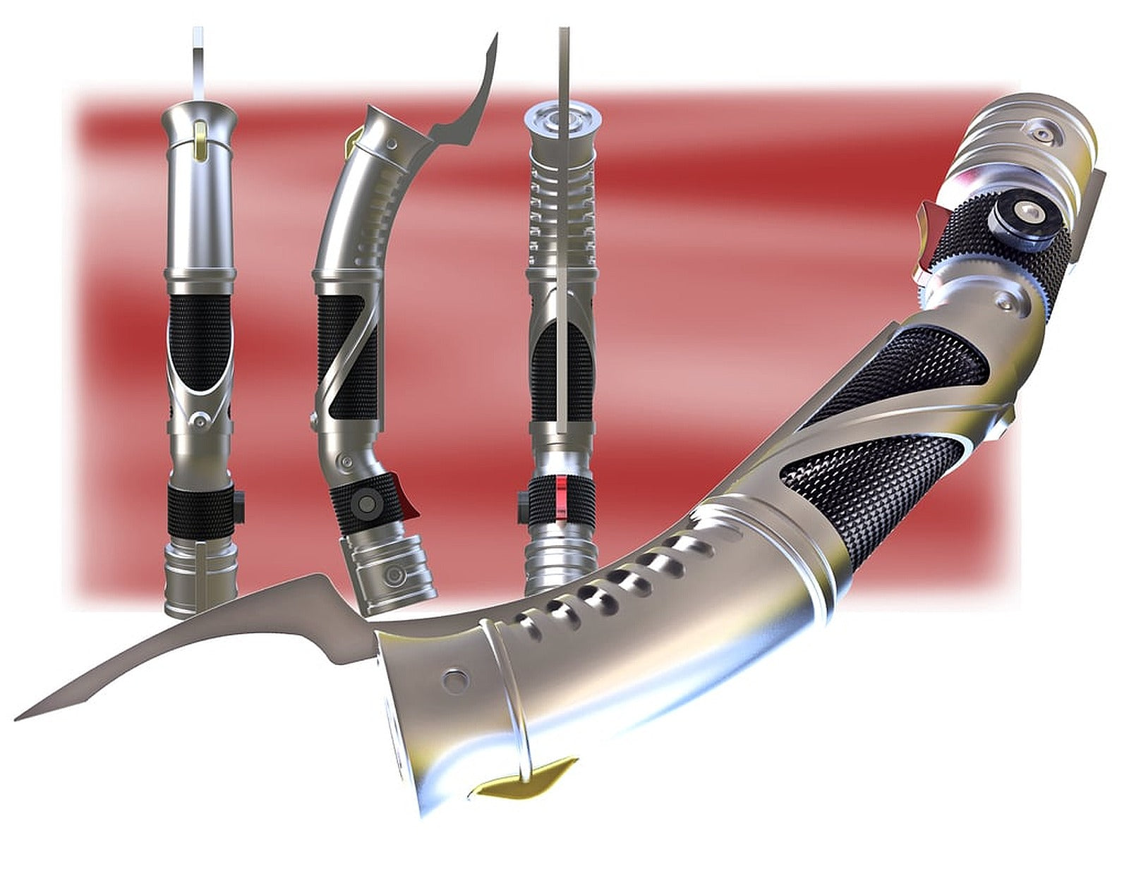 Count Dooku's Lightsaber – 3D Baskı Modeli
