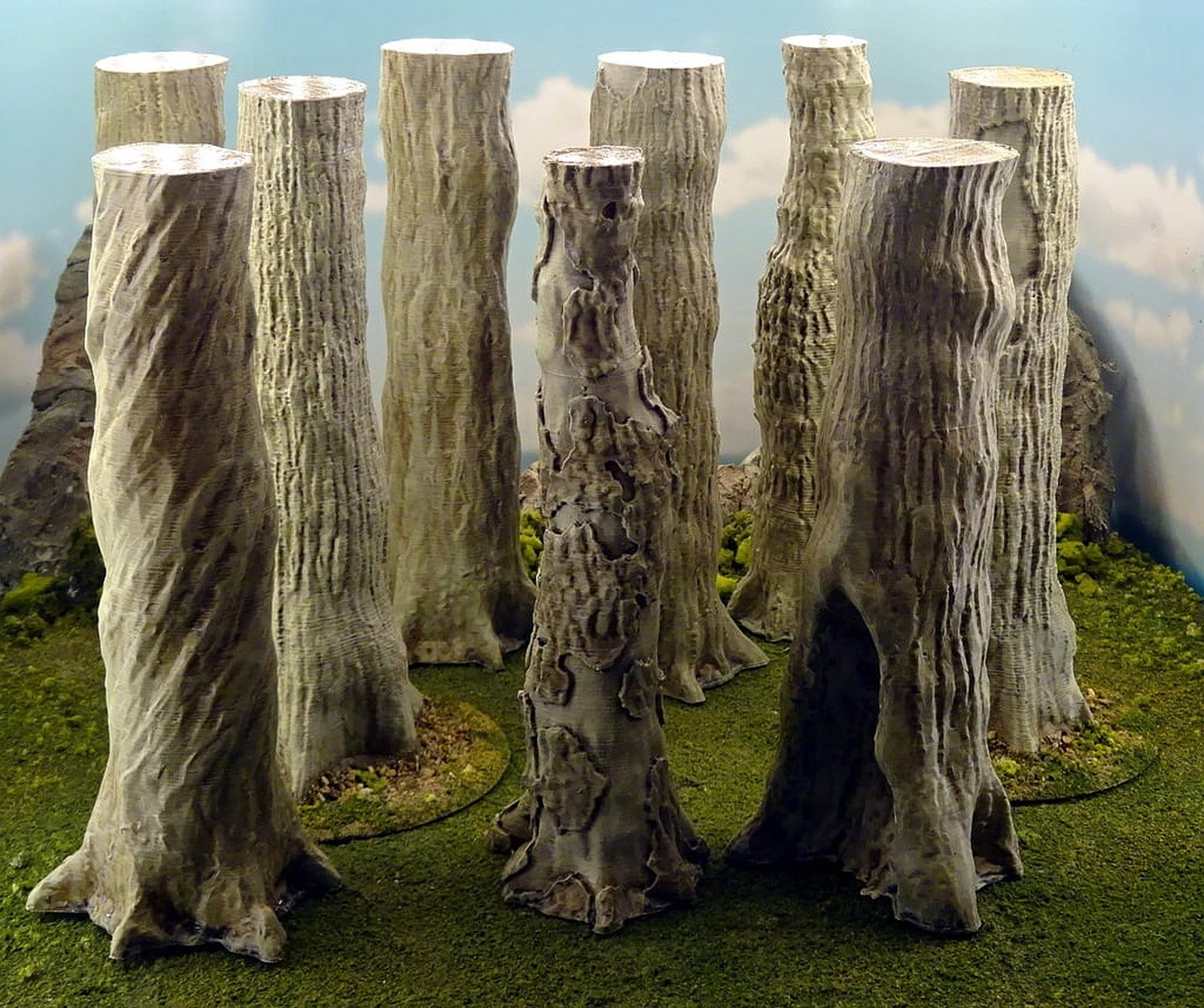 Vegetation B - Giant tree trunks – 3D Baskı Modeli