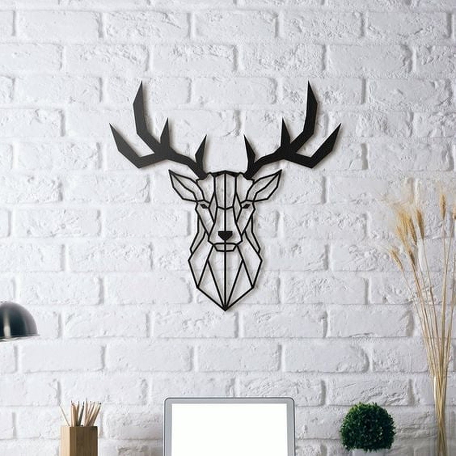 Deer Wall Sculpture 2D II – 3D Baskı Modeli