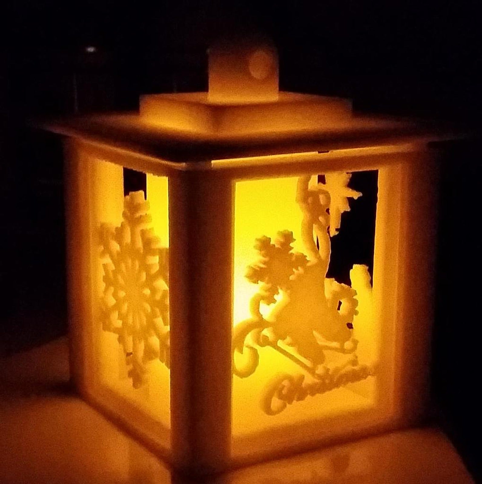 Holiday Lantern with Swappable Panels – 3D Baskı Modeli