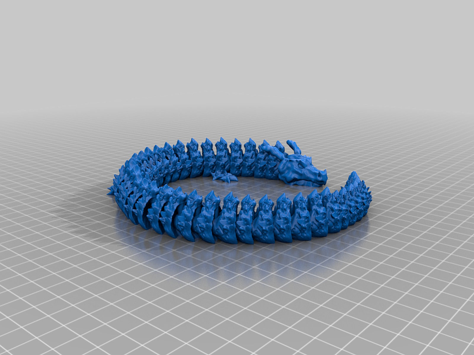 ARTICULATED Flame Dragon Remix – 3D Baskı Modeli