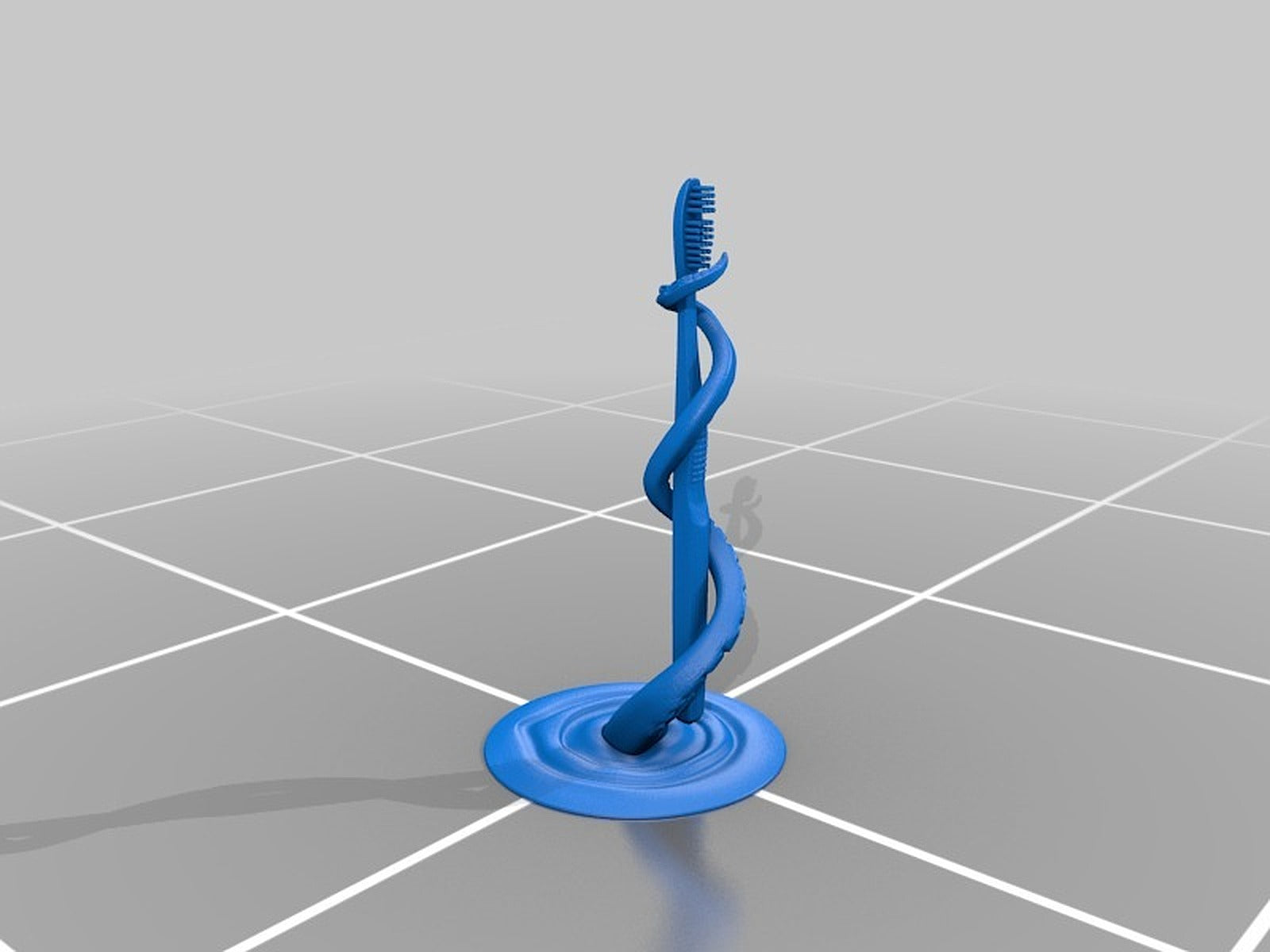 Octopus Arm Toothbrush stand – 3D Baskı Modeli