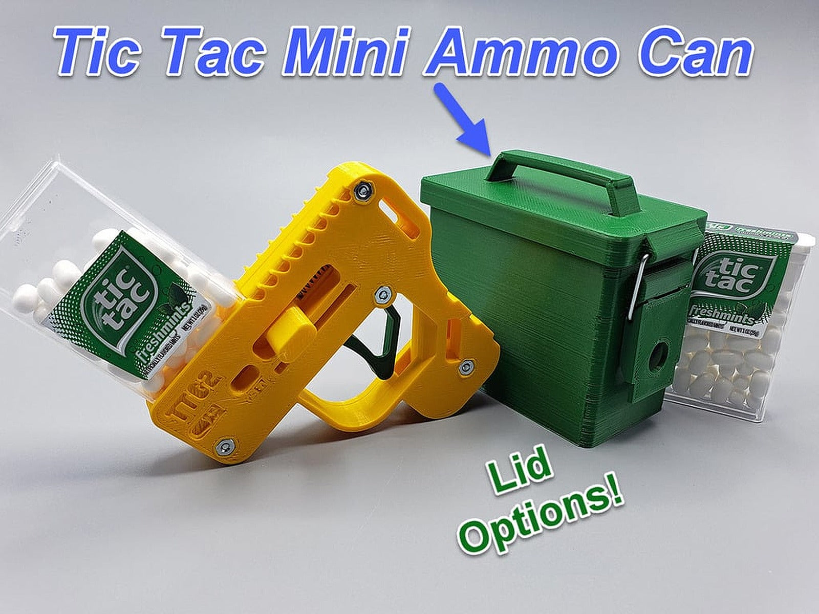 Tic Tac Mini Ammo Can – 3D Baskı Modeli