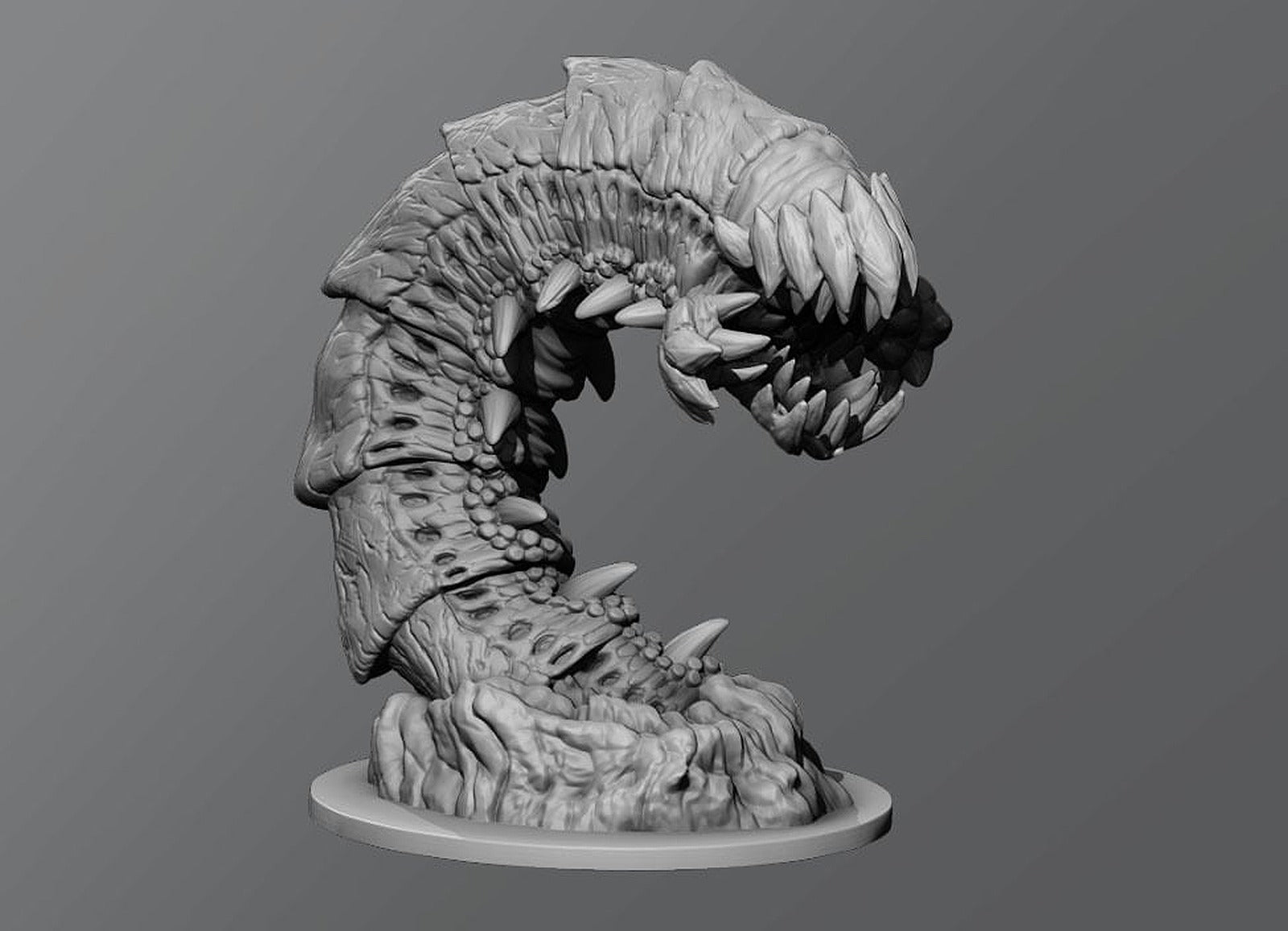 Purple Worm – 3D Baskı Modeli